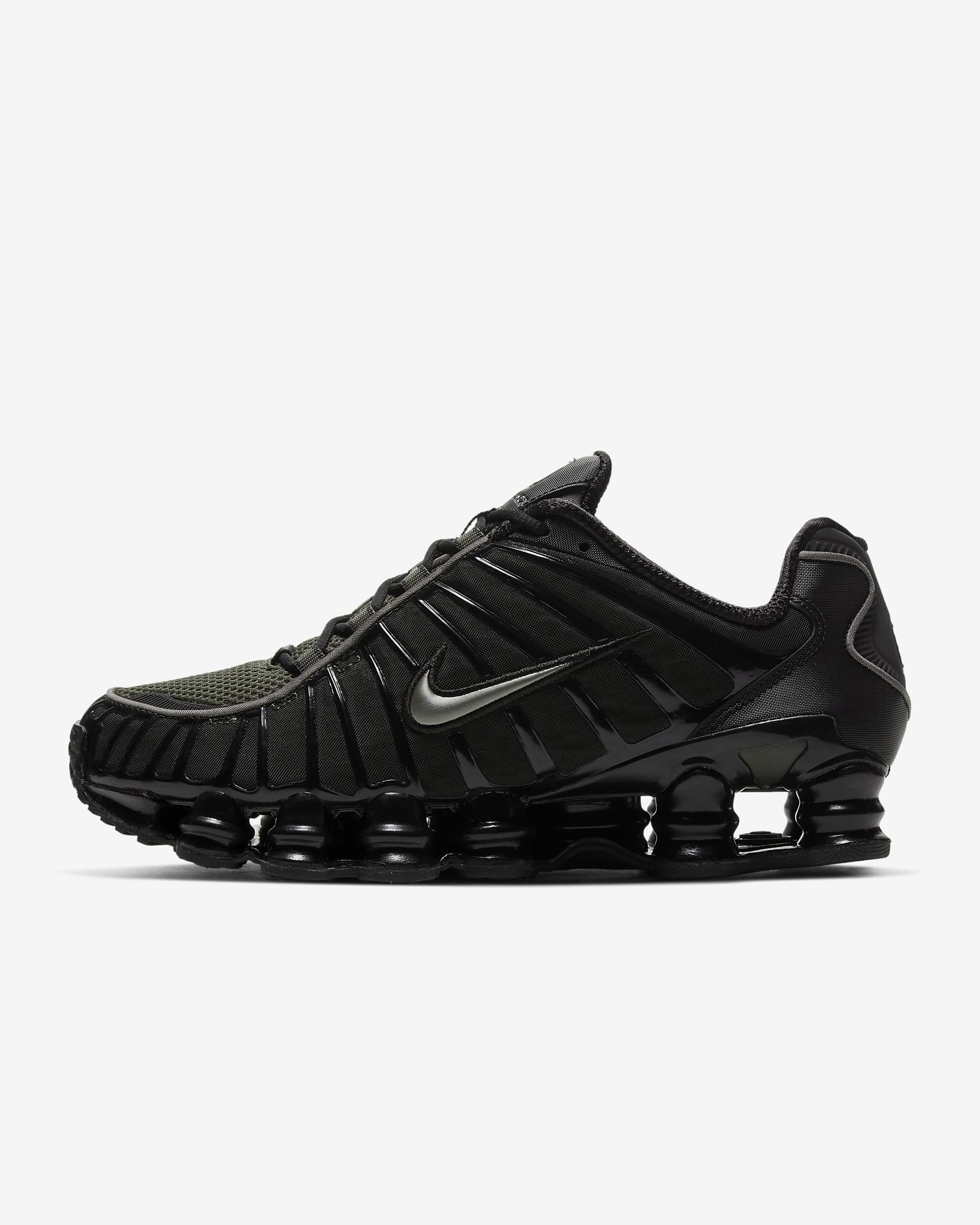 Nike Shox TL Men's Shoes - Black/Cargo Khaki/Metallic Pewter