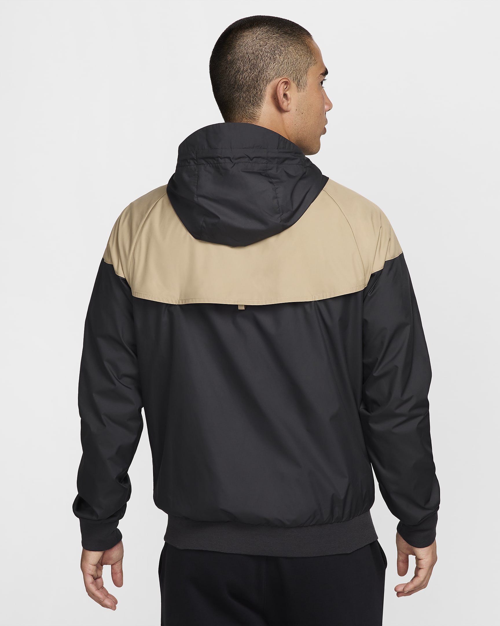 Nike Sportswear Windrunner-jakke til mænd - sort/Khaki/sort