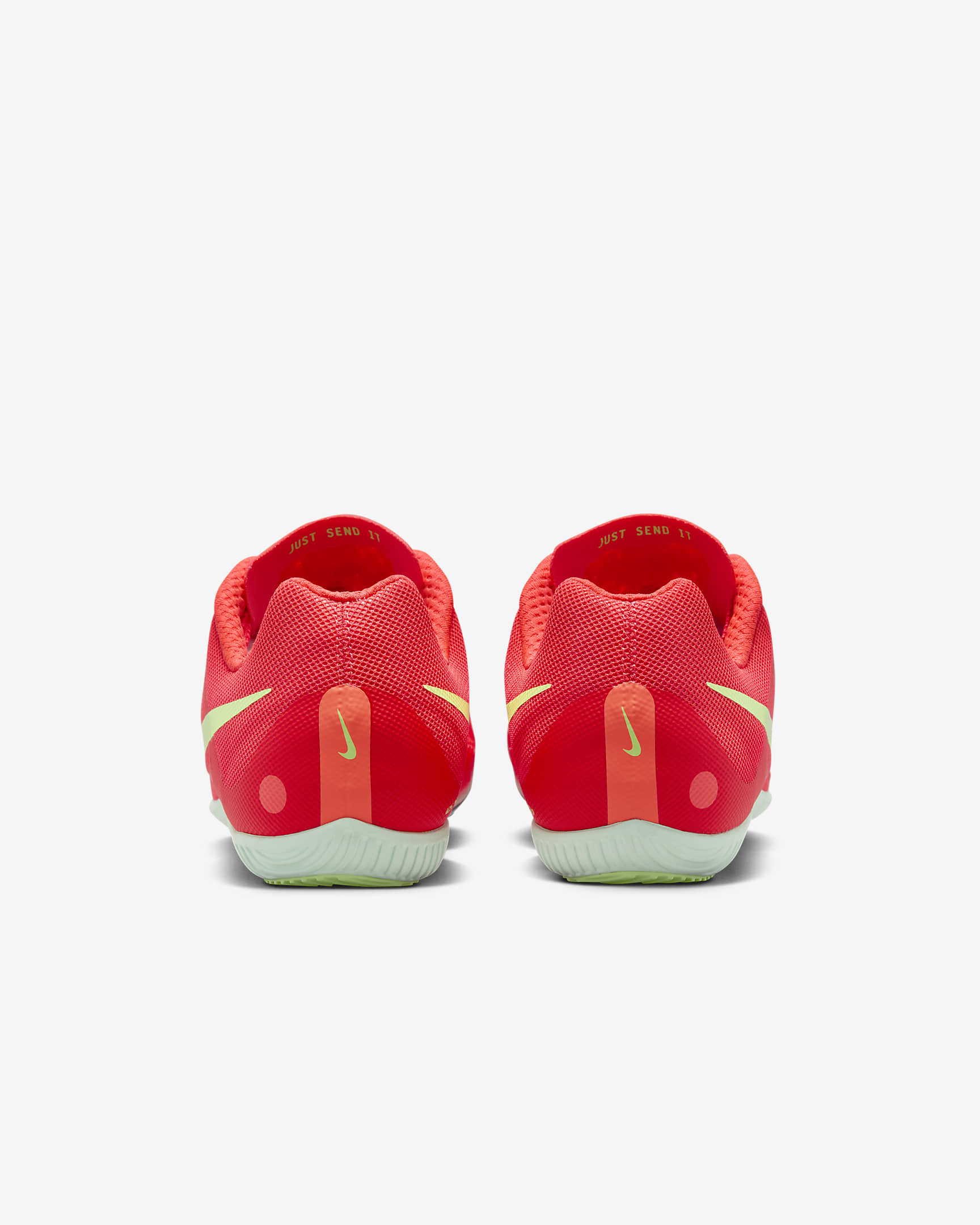 Nike Zoom Rival Track & Field Multi-Event Spikes - Bright Crimson/Lime Blast/Barely Volt/Washed Coral