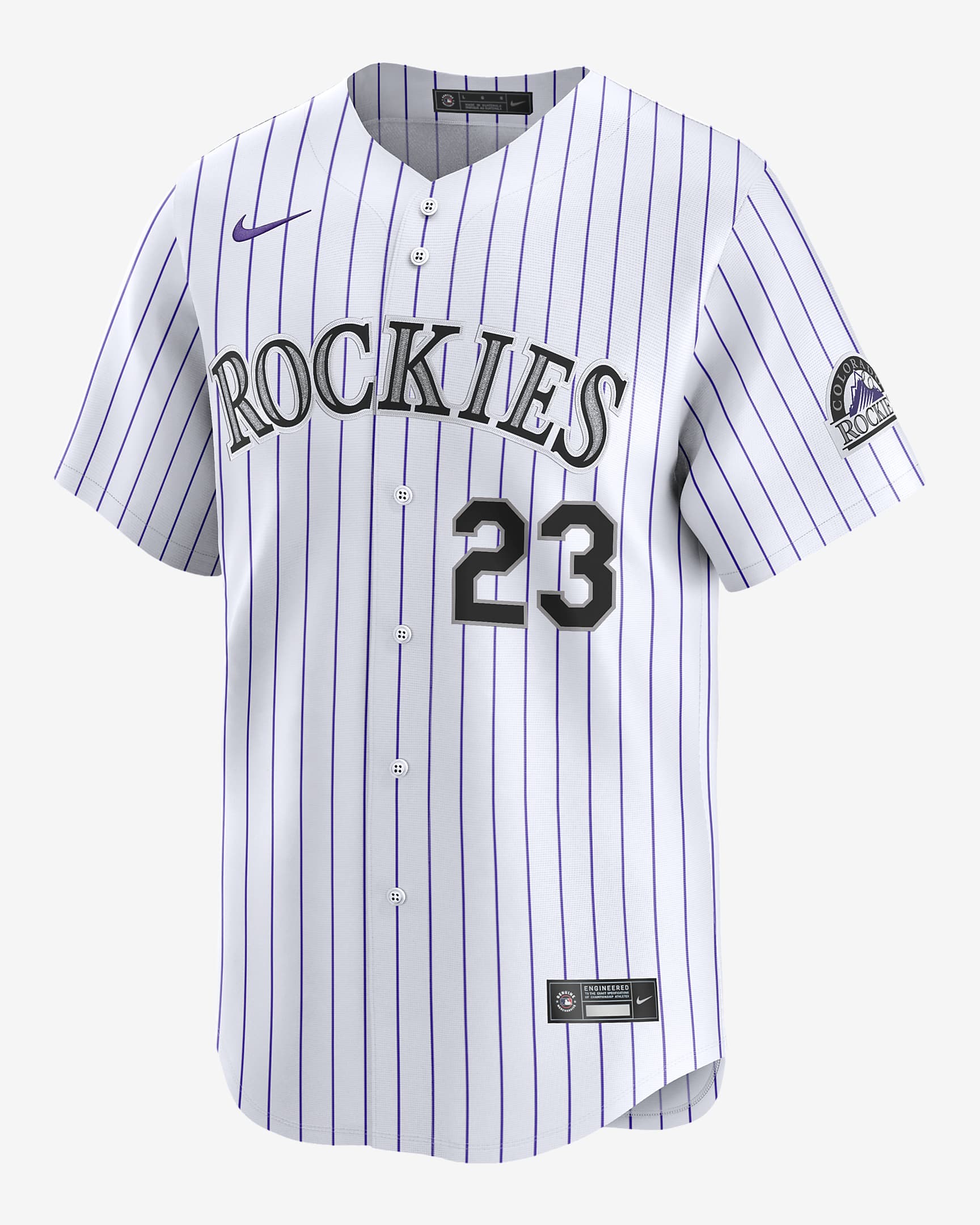 Kris Bryant Colorado Rockies Men's Nike Dri-FIT ADV MLB Limited Jersey - White