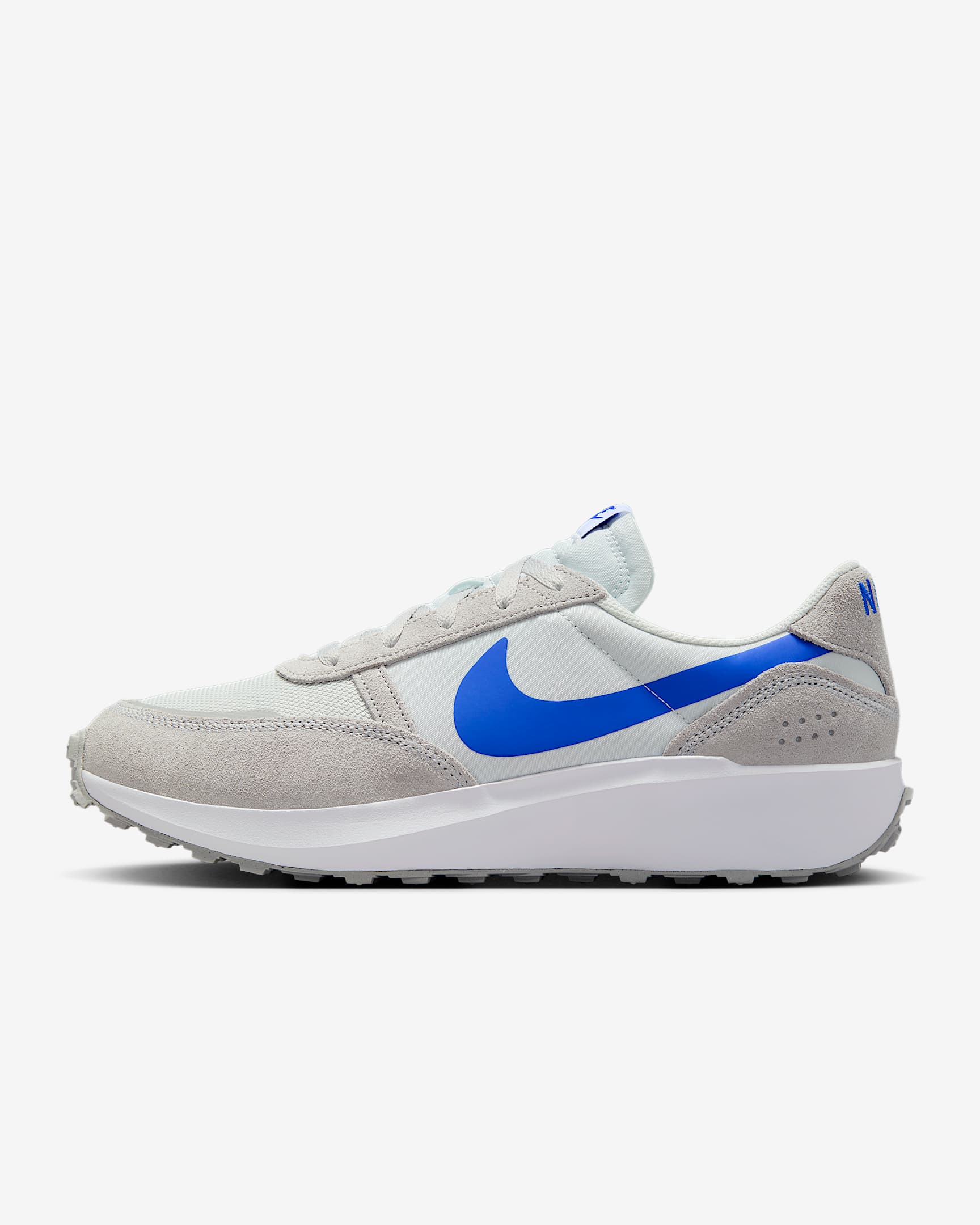 Nike Waffle Nav Men's Shoes - Flat Silver/White/Photon Dust/Hyper Royal