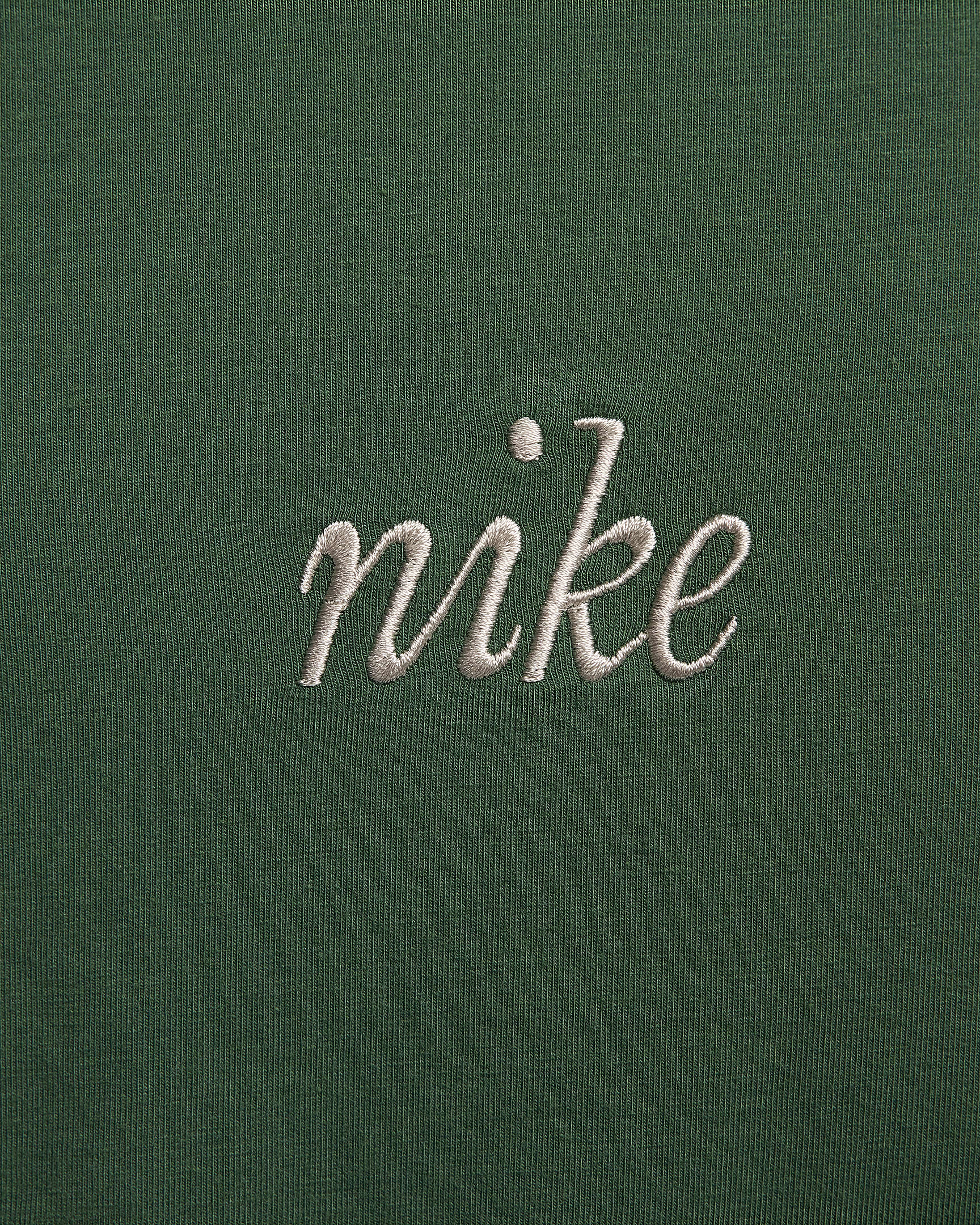 Nike Sportswear Chill Knit Women's Slim Cropped Tee - Gorge Green/Light Orewood Brown