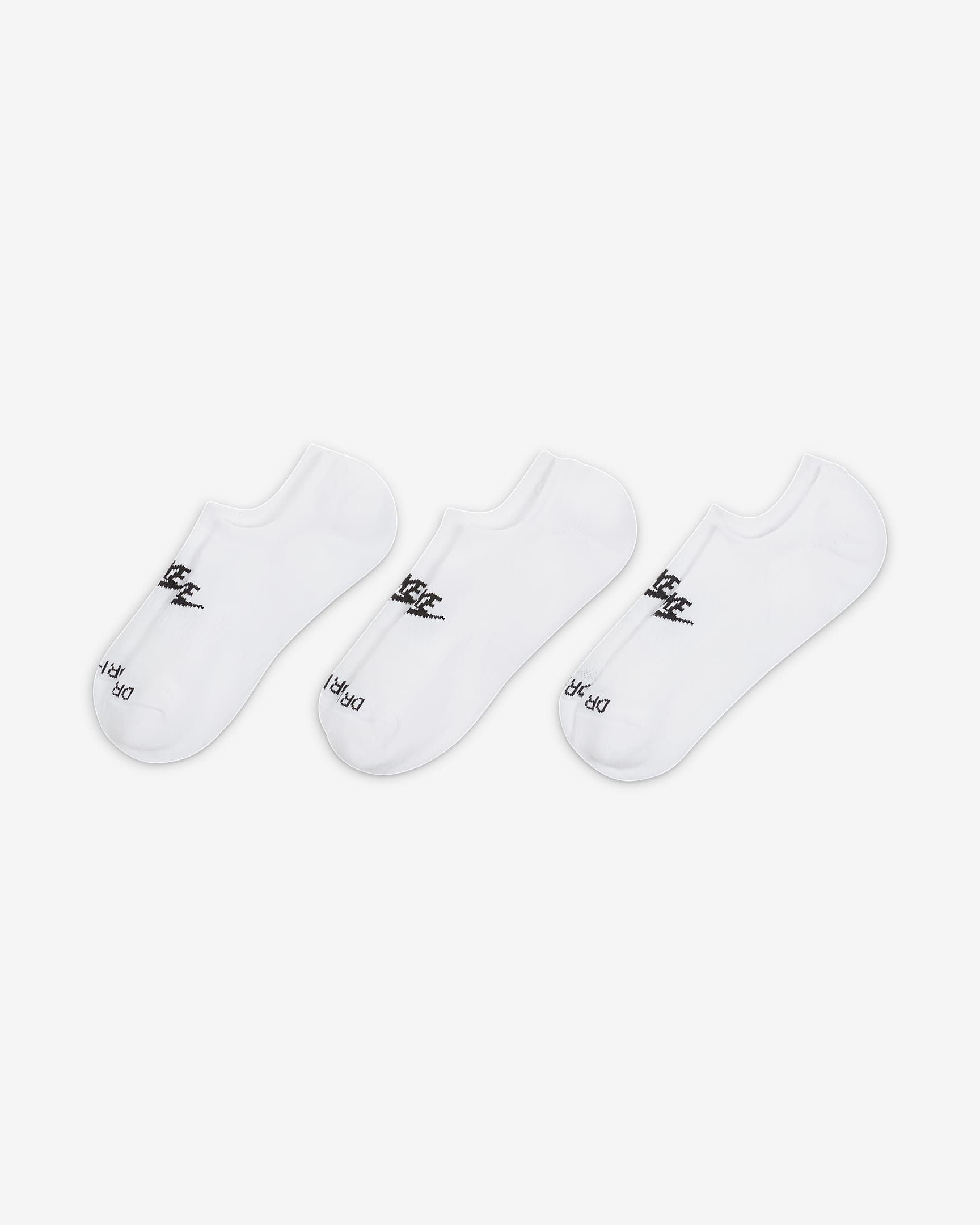 Socquettes Nike Everyday Plus Cushioned - Blanc/Noir