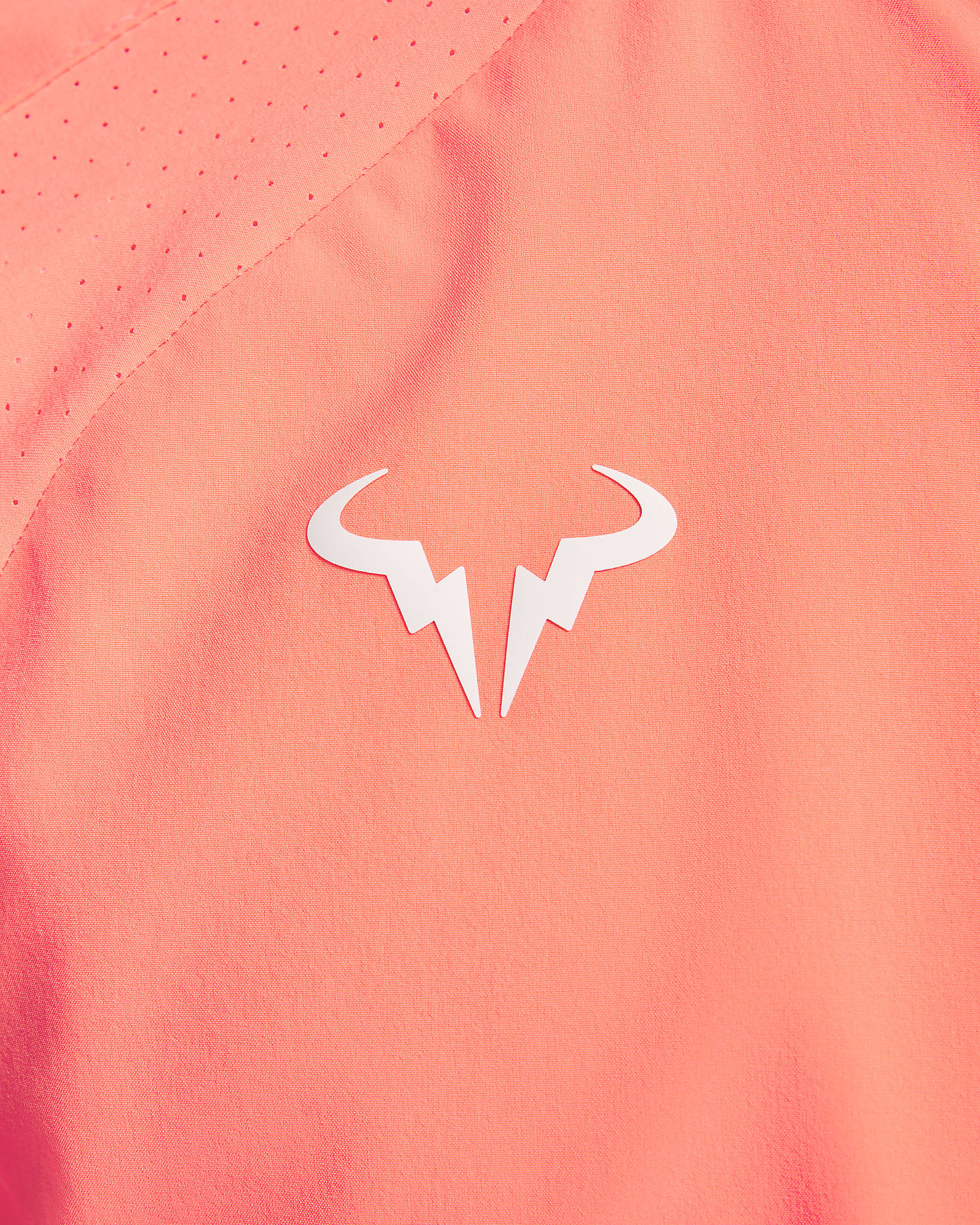 Tennisjacka Nike Dri-FIT Rafa för män - Bright Mango/Vit