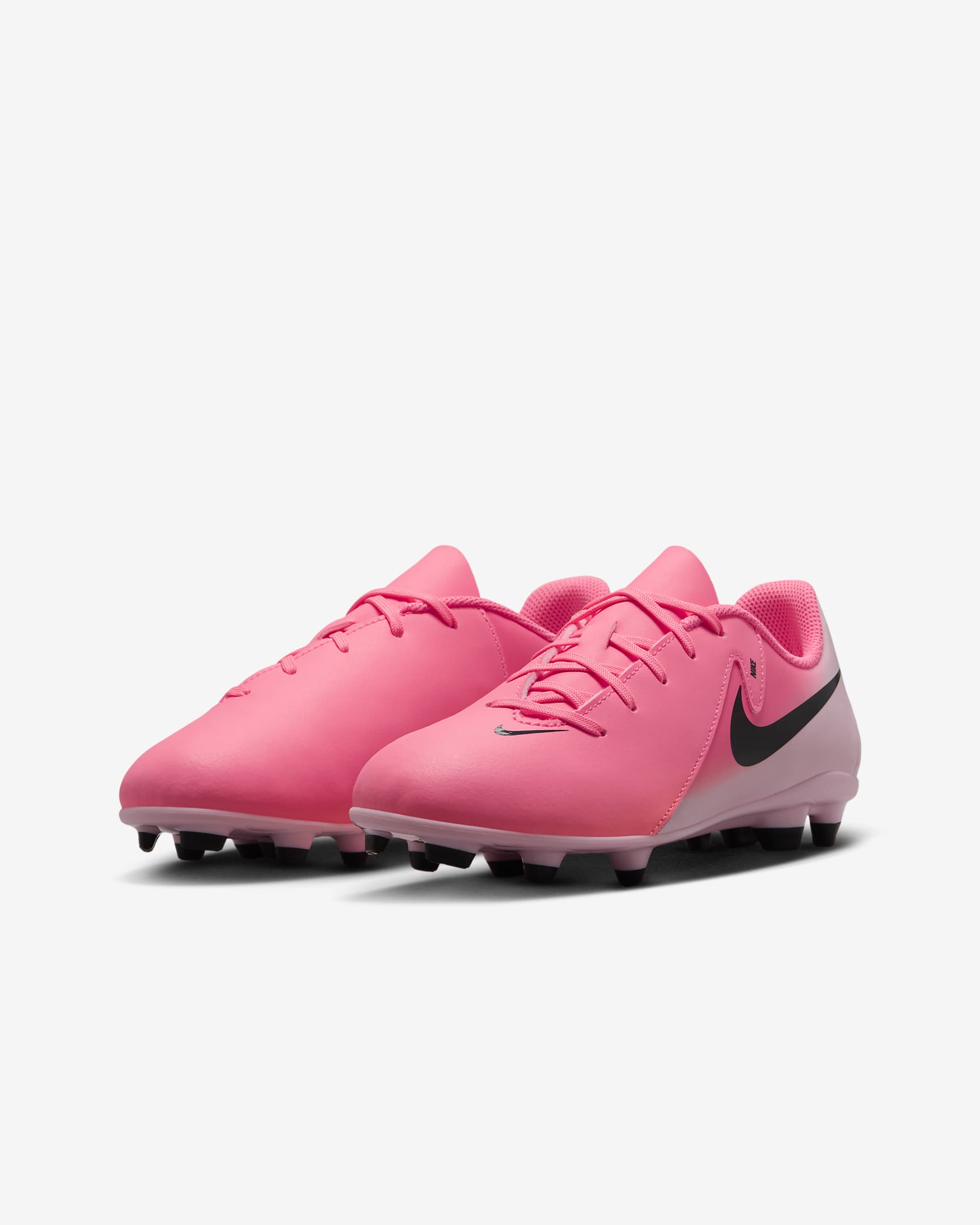 Scarpa da calcio a taglio basso MG Nike Jr. Phantom GX 2 Club – Bambino/a e ragazzo/a - Sunset Pulse/Nero