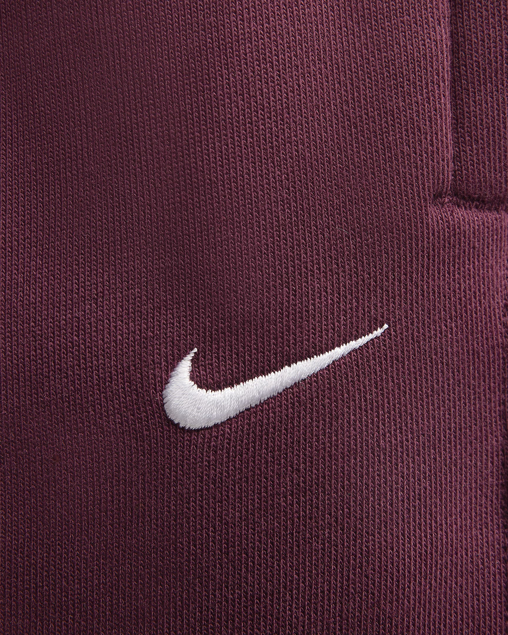 Nike Solo Swoosh Women's Fleece Trousers - Night Maroon