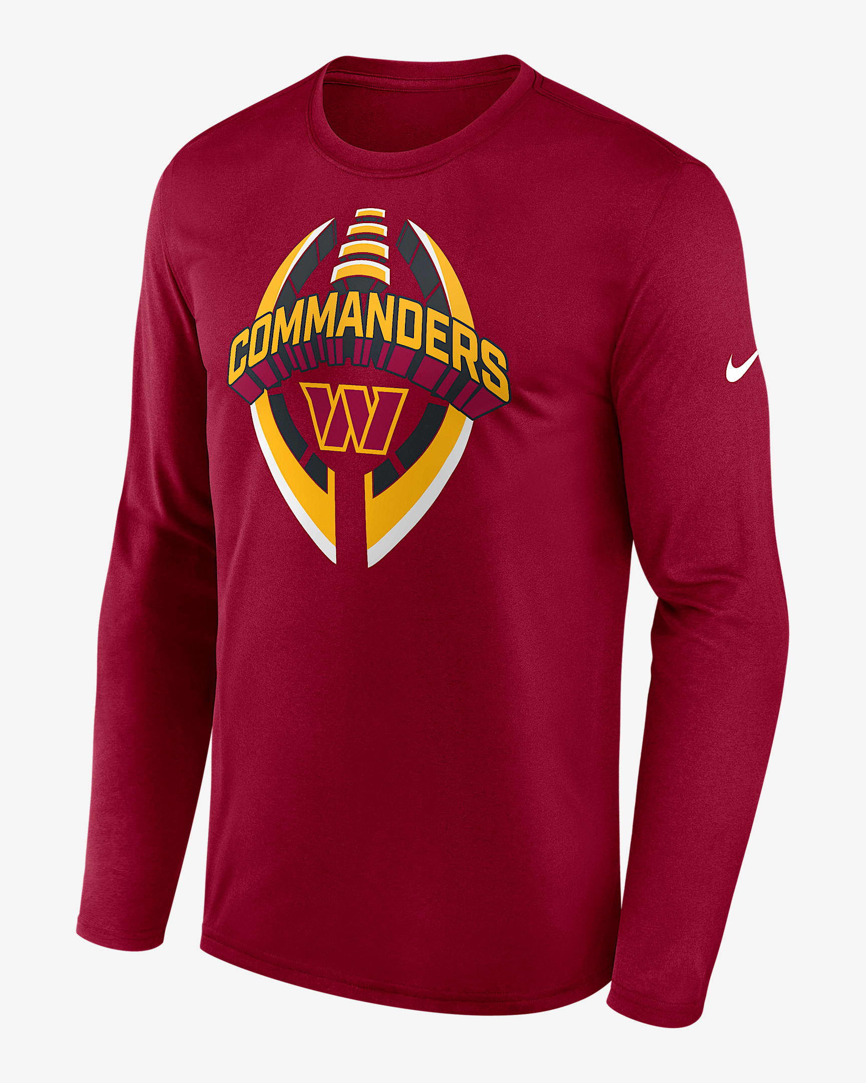 Washington Commanders Legend Icon Men's Nike Dri-FIT NFL Long-Sleeve T-Shirt - Red