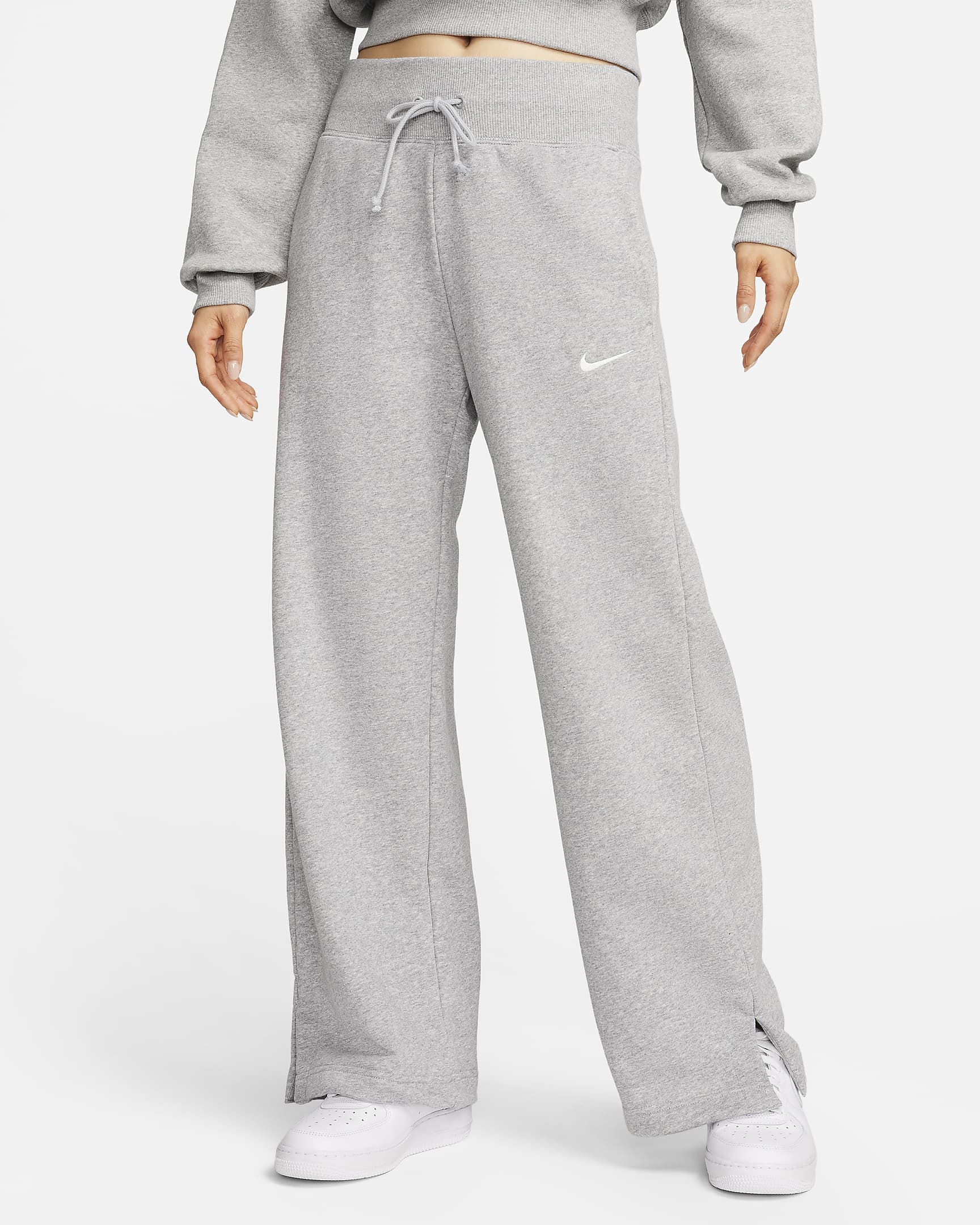 Nike Sportswear Phoenix Fleece Women's High-Waisted Wide-Leg French ...