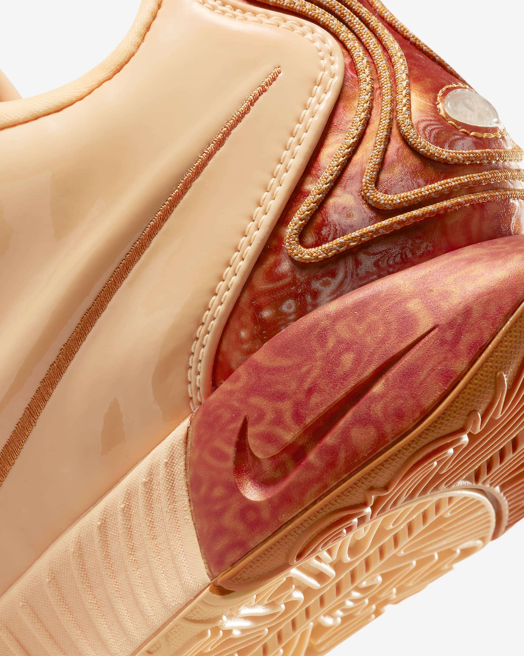 LeBron XXI 'Dragon Pearl' Basketball Shoes - Melon Tint/Metallic Red Bronze/Monarch