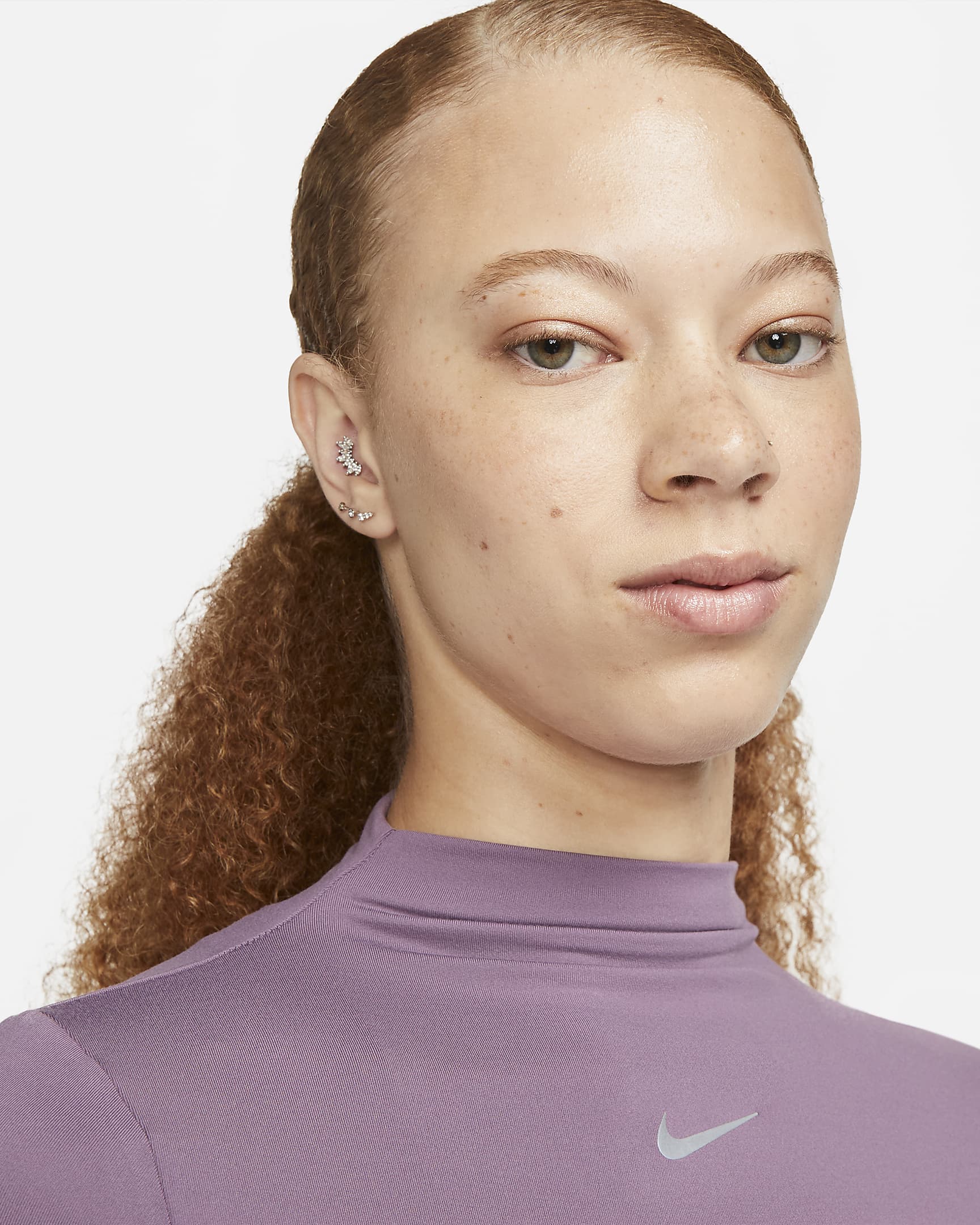 cropped long sleeve nike