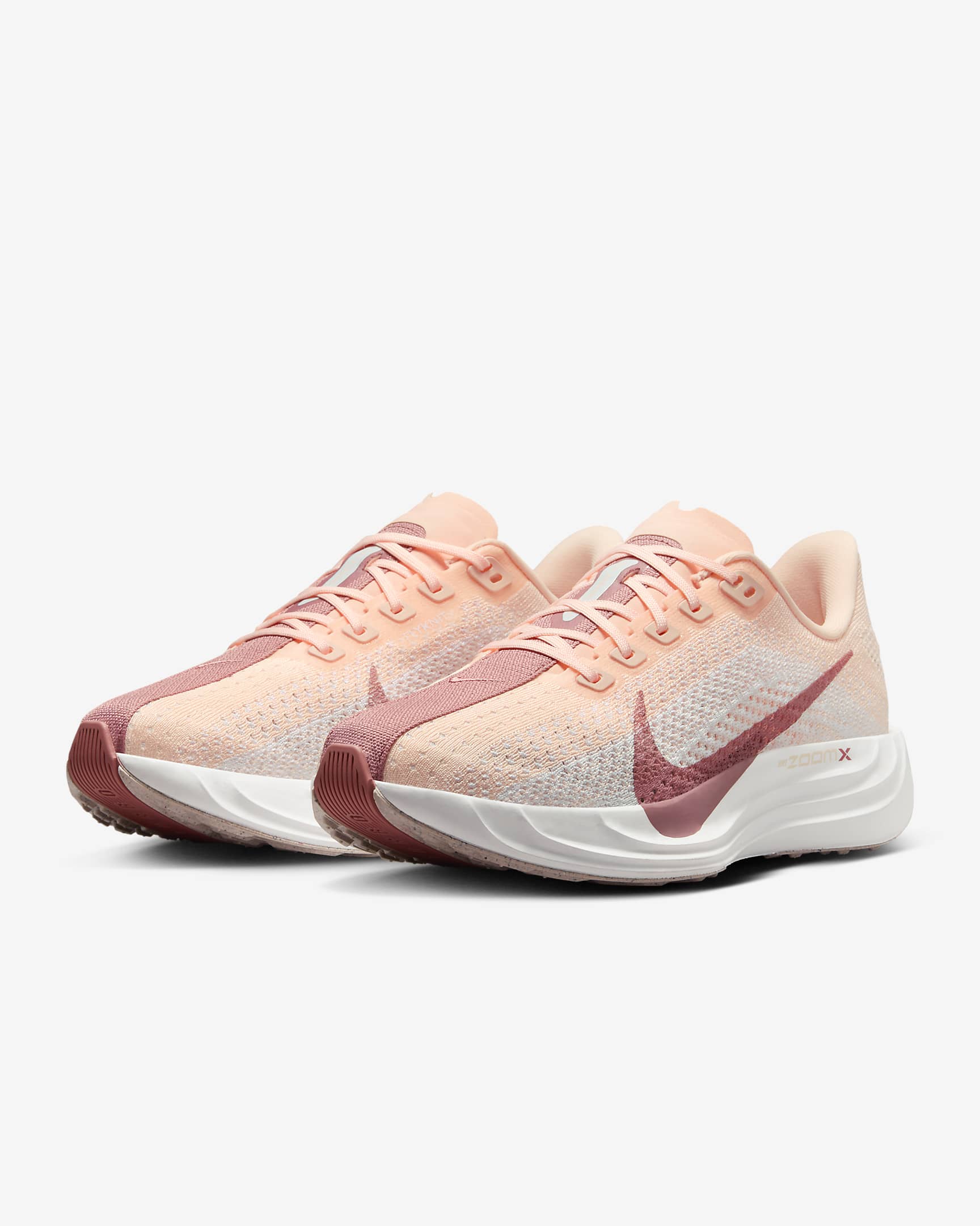 Nike Pegasus Plus Women's Road Running Shoes - Crimson Tint/Pure Platinum/Red Stardust/White