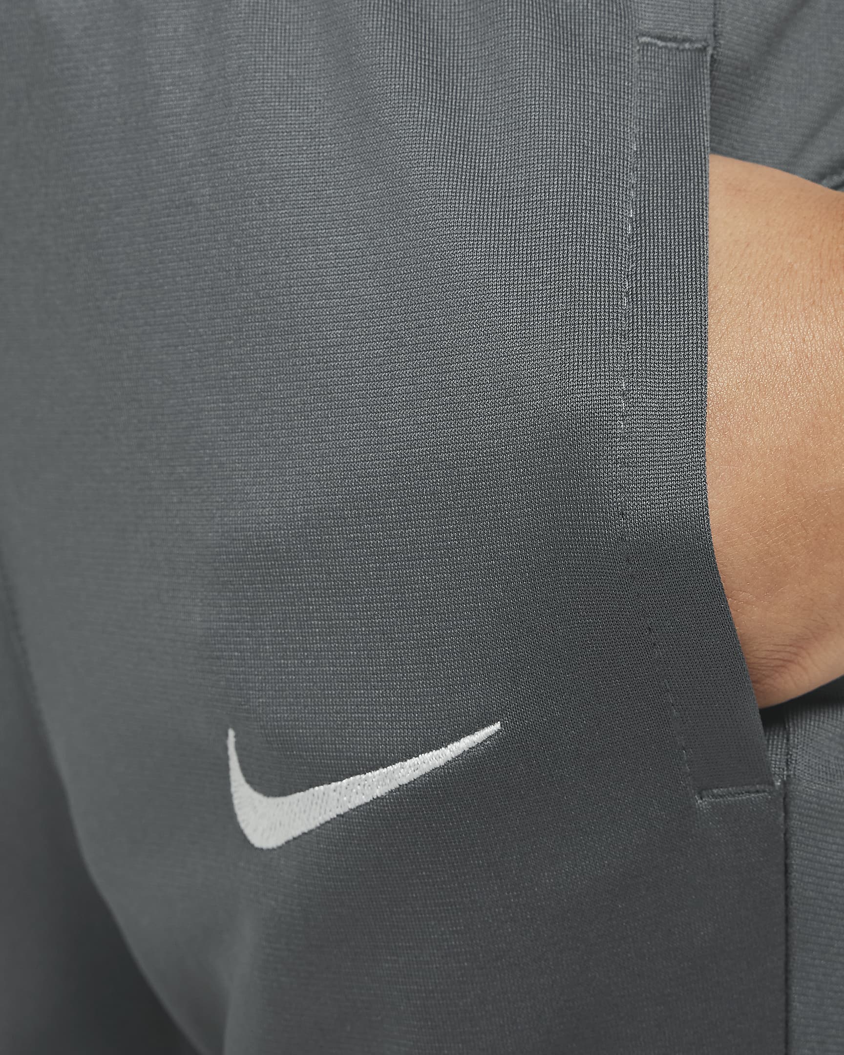 Pleteninová fotbalová sportovní souprava Tottenham Hotspur Strike Nike Dri-FIT pro malé děti - Grey Fog/Polar/Dark Grey/Dark Grey