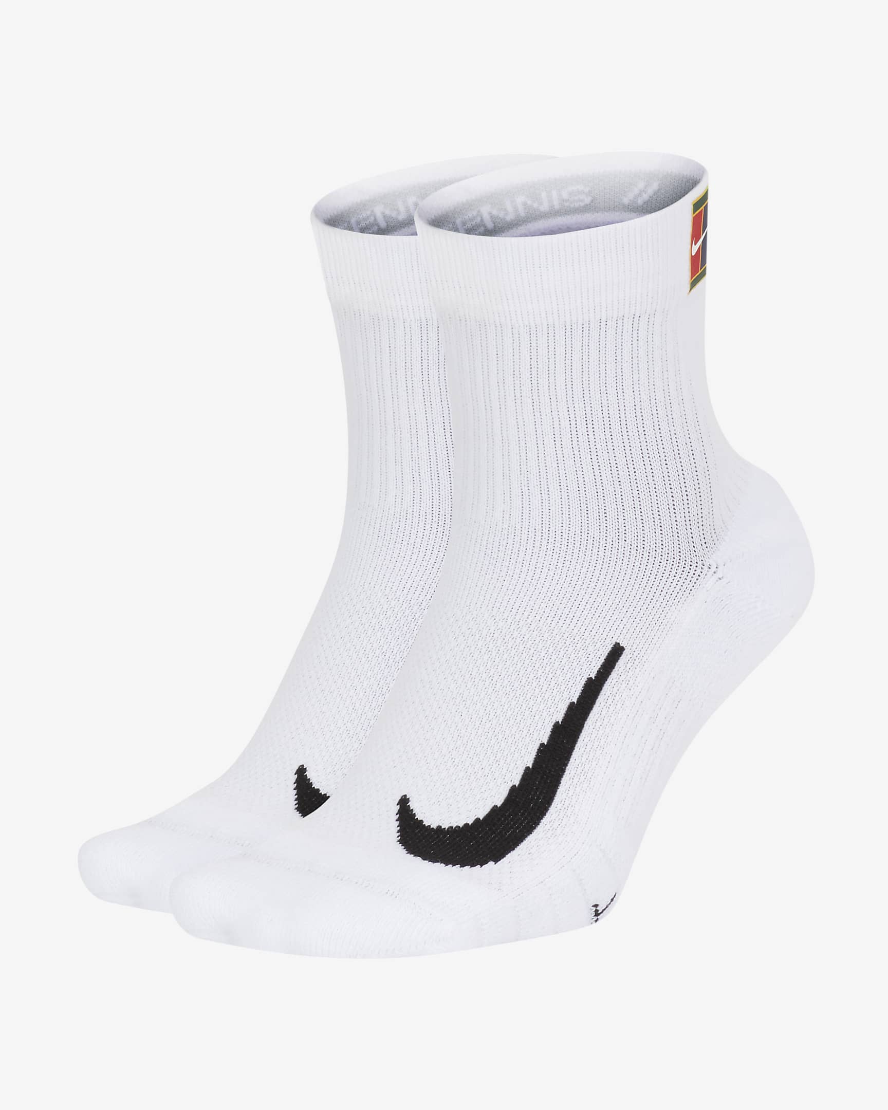 NikeCourt Multiplier Max Tennis Ankle Socks (2 Pairs). Nike VN