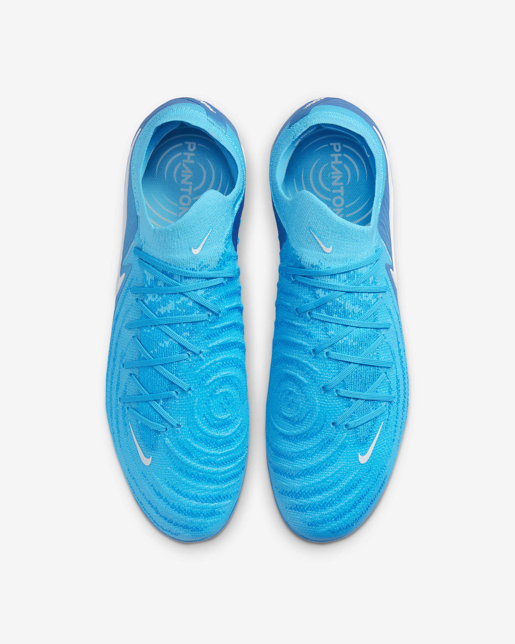 Nike Phantom GX 2 Elite Botas de fútbol de perfil bajo para terreno firme - Blue Fury/Blanco