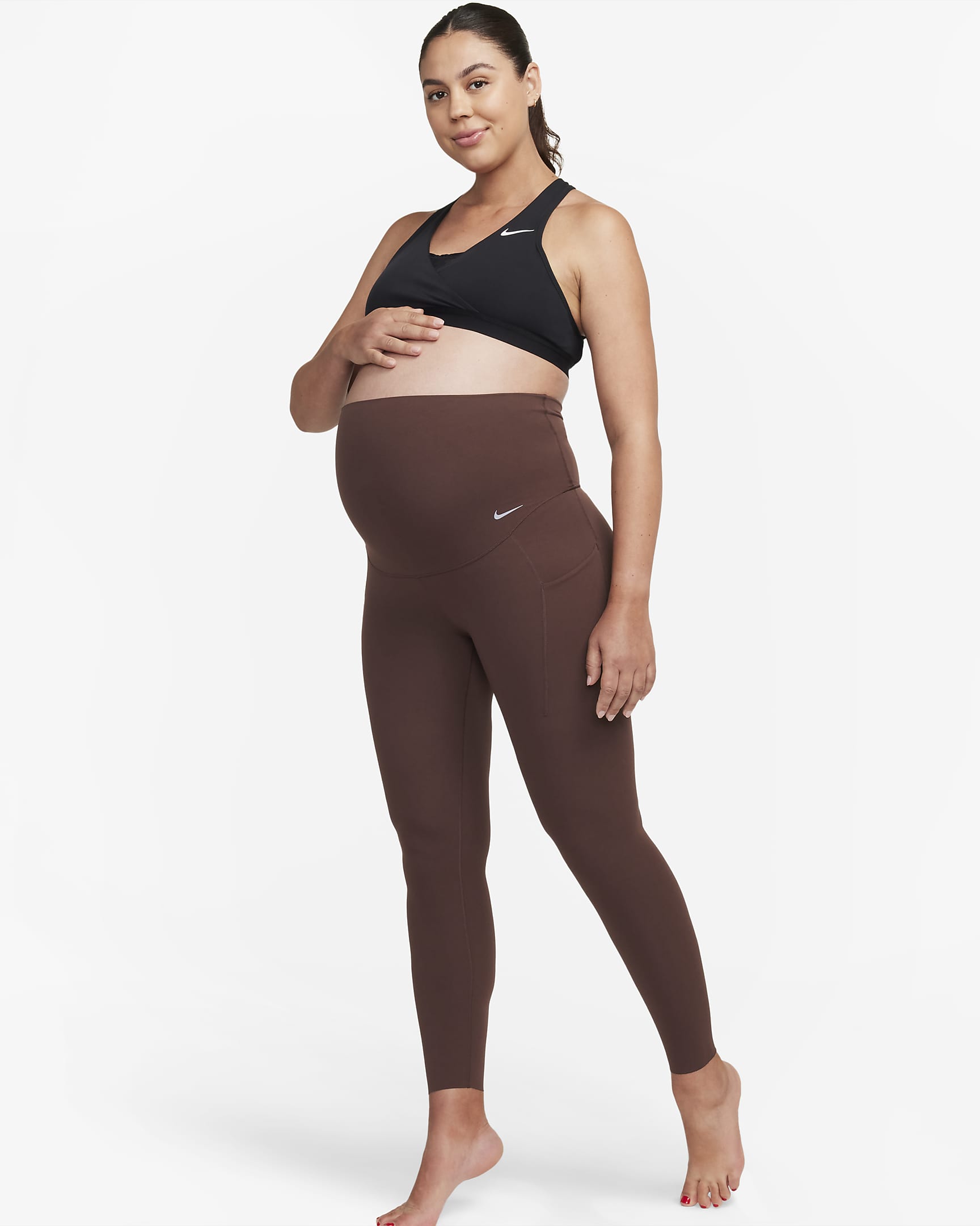 Nike Zenvy (M) Women's Gentle-Support High-Waisted 7/8 Leggings with ...