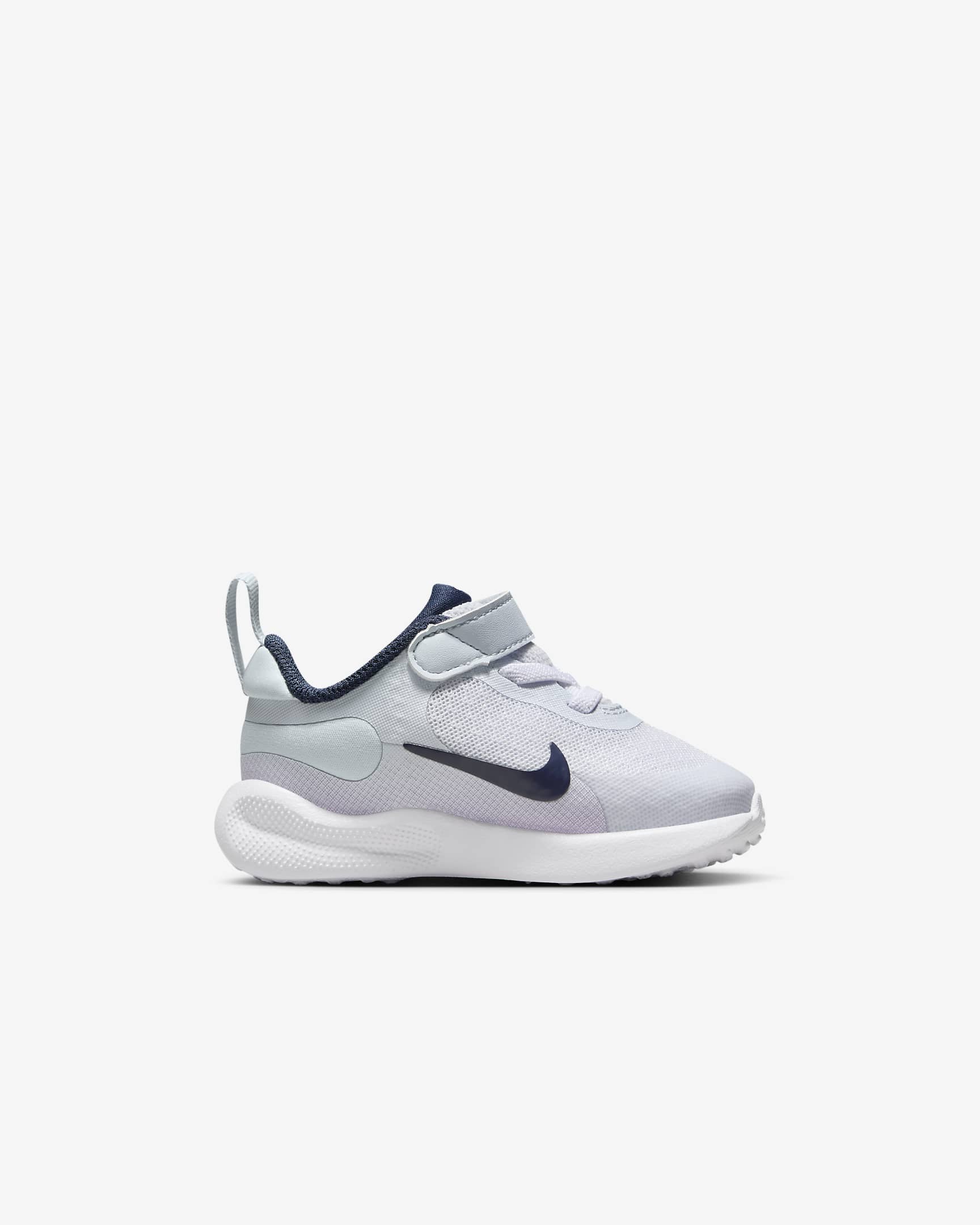 Nike Revolution 7 嬰幼兒鞋款 - Football Grey/Lilac Bloom/Lilac/Midnight Navy