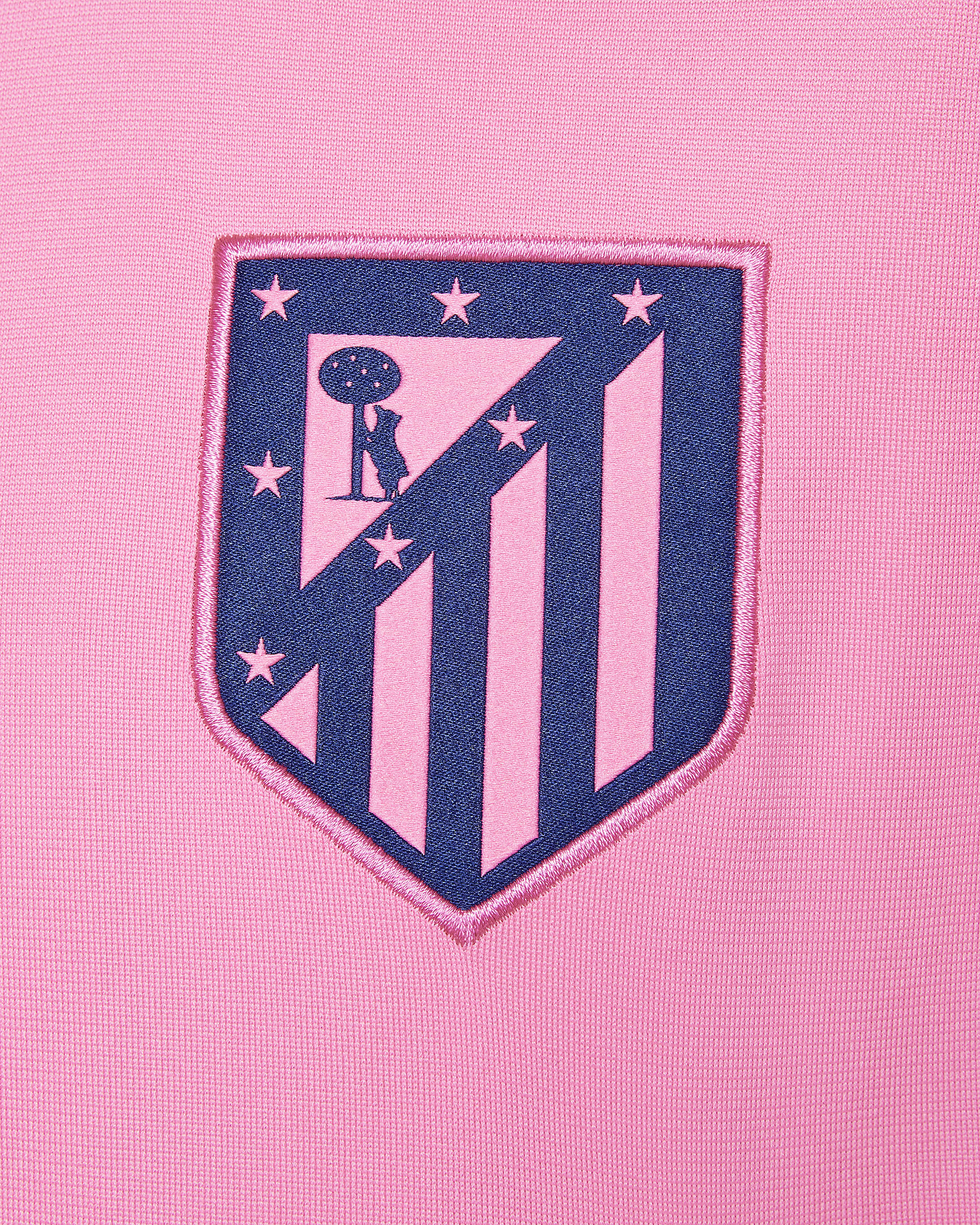 Atlético Madrid Strike harmadik Nike Dri-FIT kötött futballtréningruha nagyobb gyerekeknek - Pink Glow/Blue Void/Blue Void