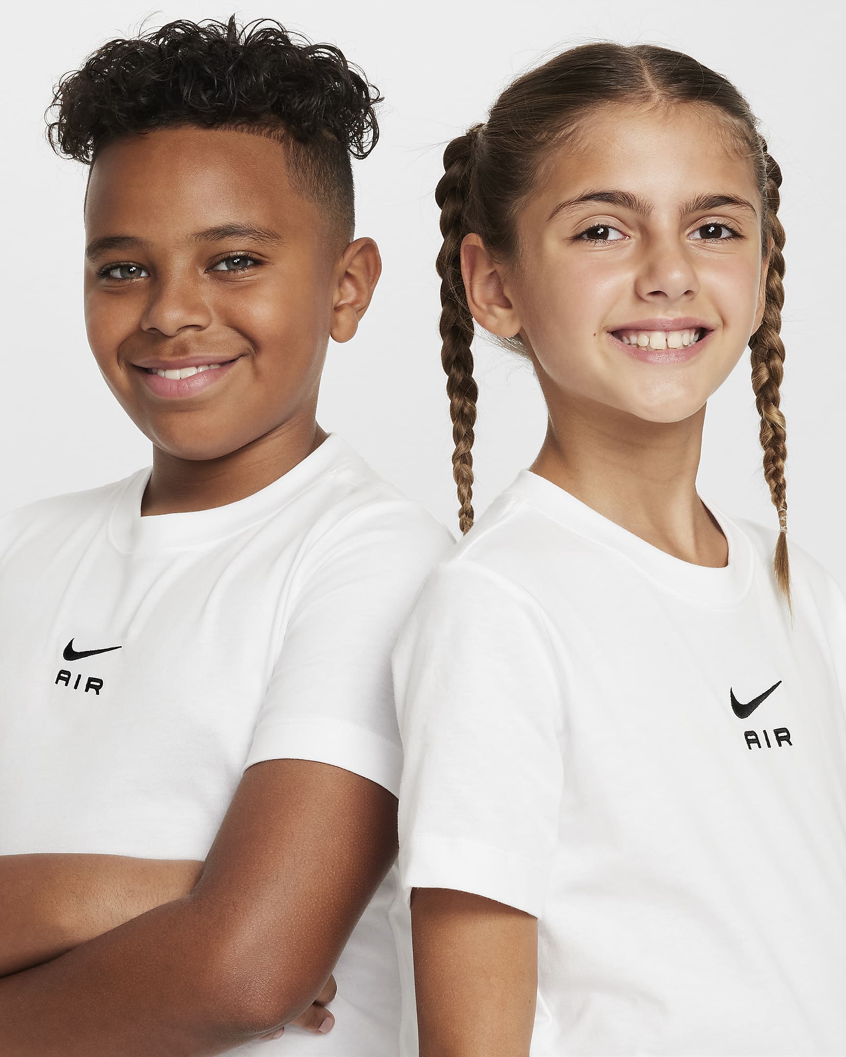 T-shirt Nike Air pour ado - Blanc