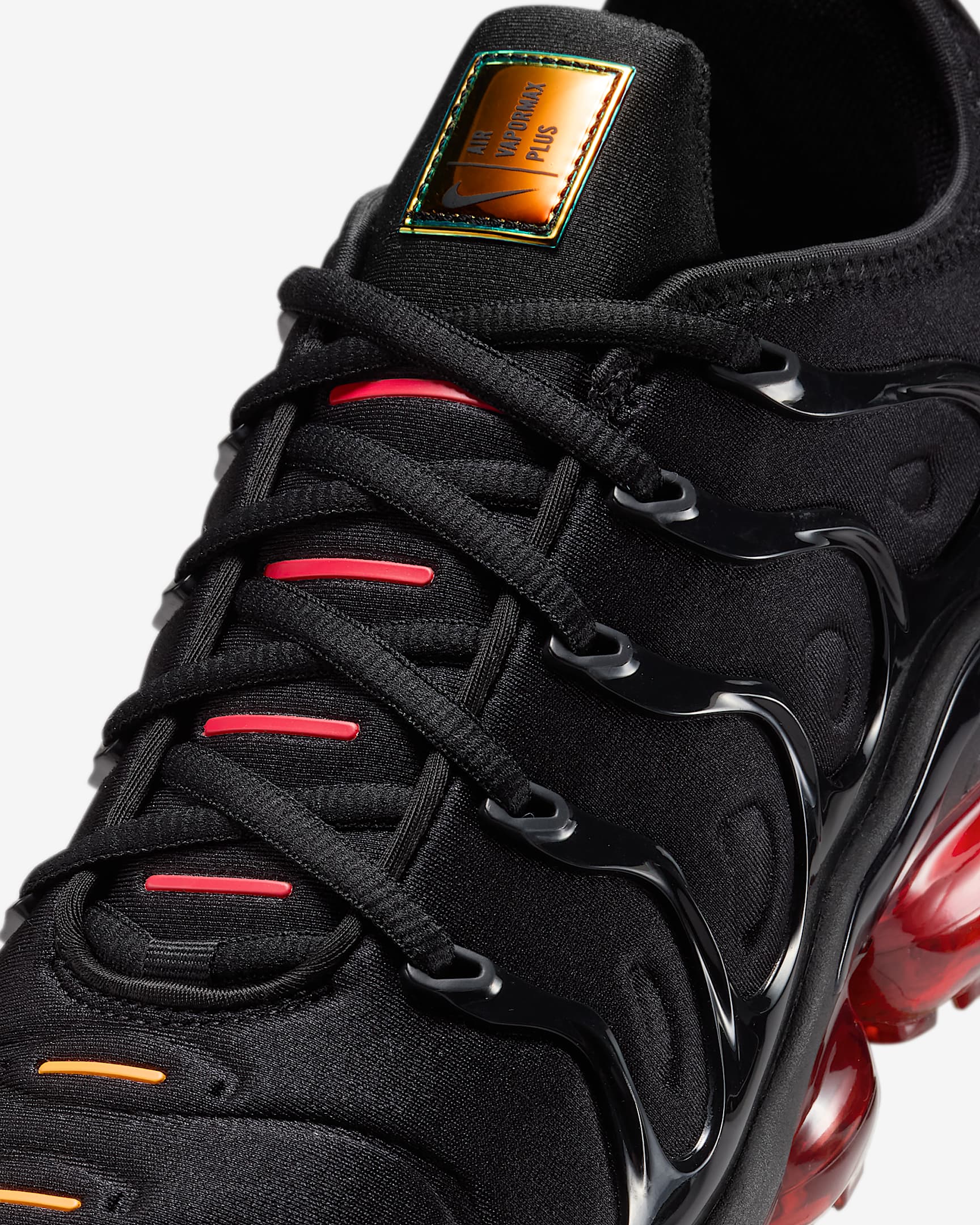 Nike Air VaporMax Plus Men's Shoes - Black/Magma Orange/University Red/Light Smoke Grey