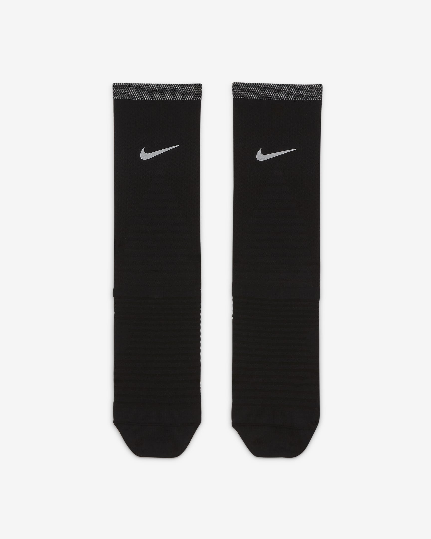 Chaussettes de running mi-mollet Nike Spark Lightweight - Noir/Reflect Silver