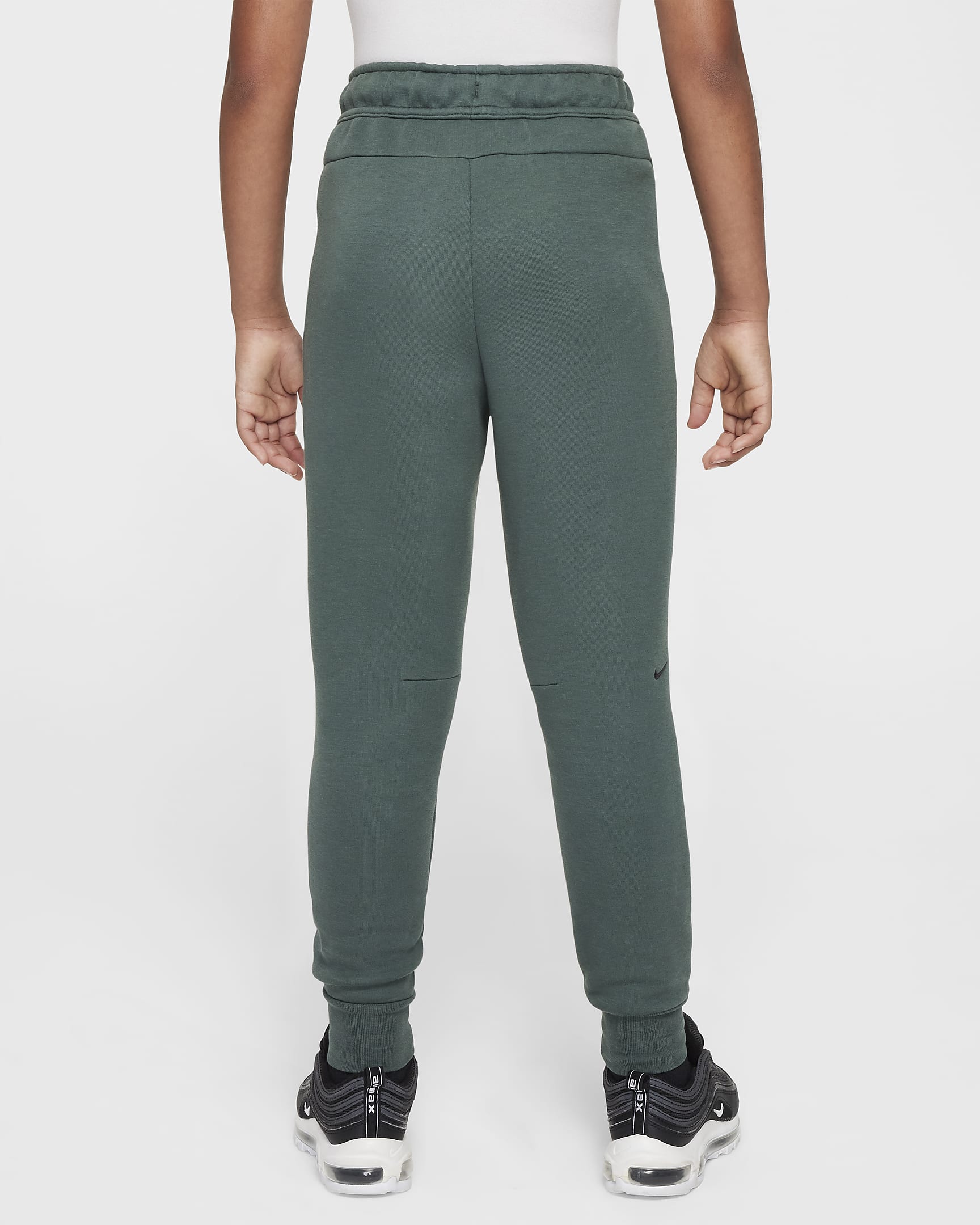 Nike Sportswear Tech Fleece Older Kids' (Girls') Joggers - Vintage Green/Black/Black/Black