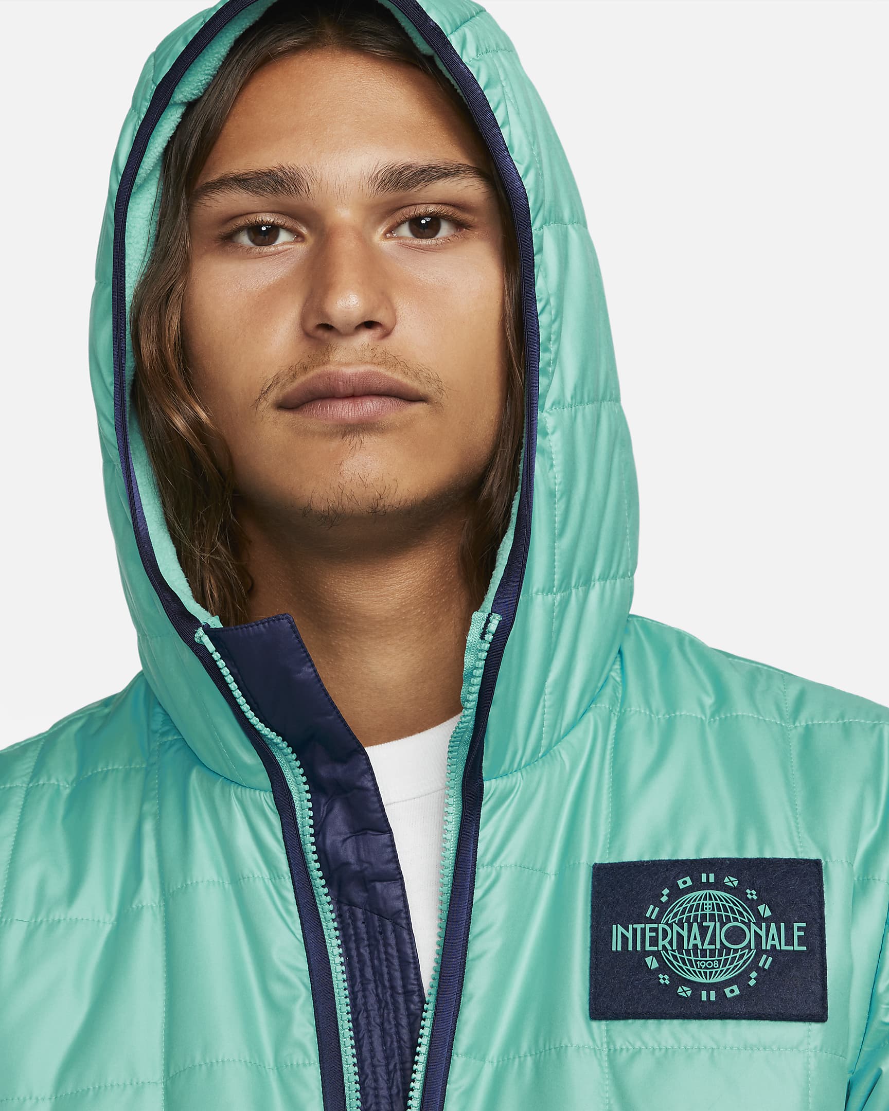 Inter Milan Men's Nike FleeceLined Hooded Jacket. Nike UK