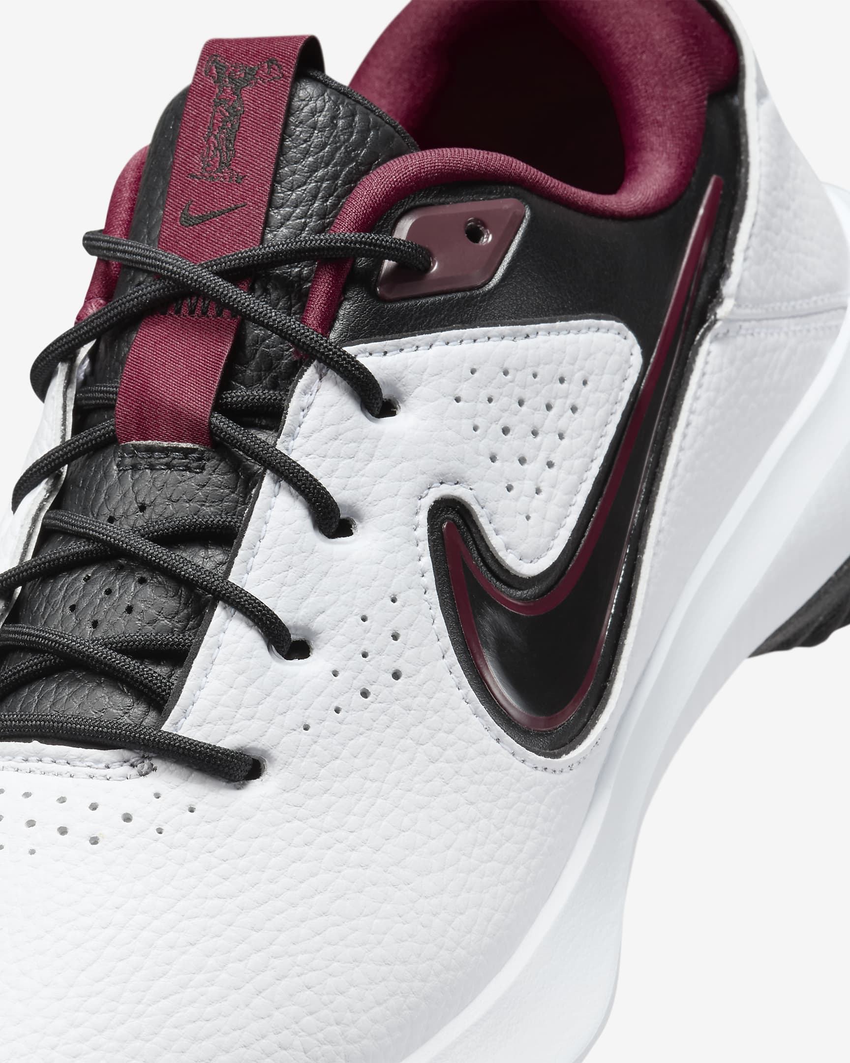 Nike Victory Pro 3-golfsko til mænd - hvid/sort/Lightning/Team Red