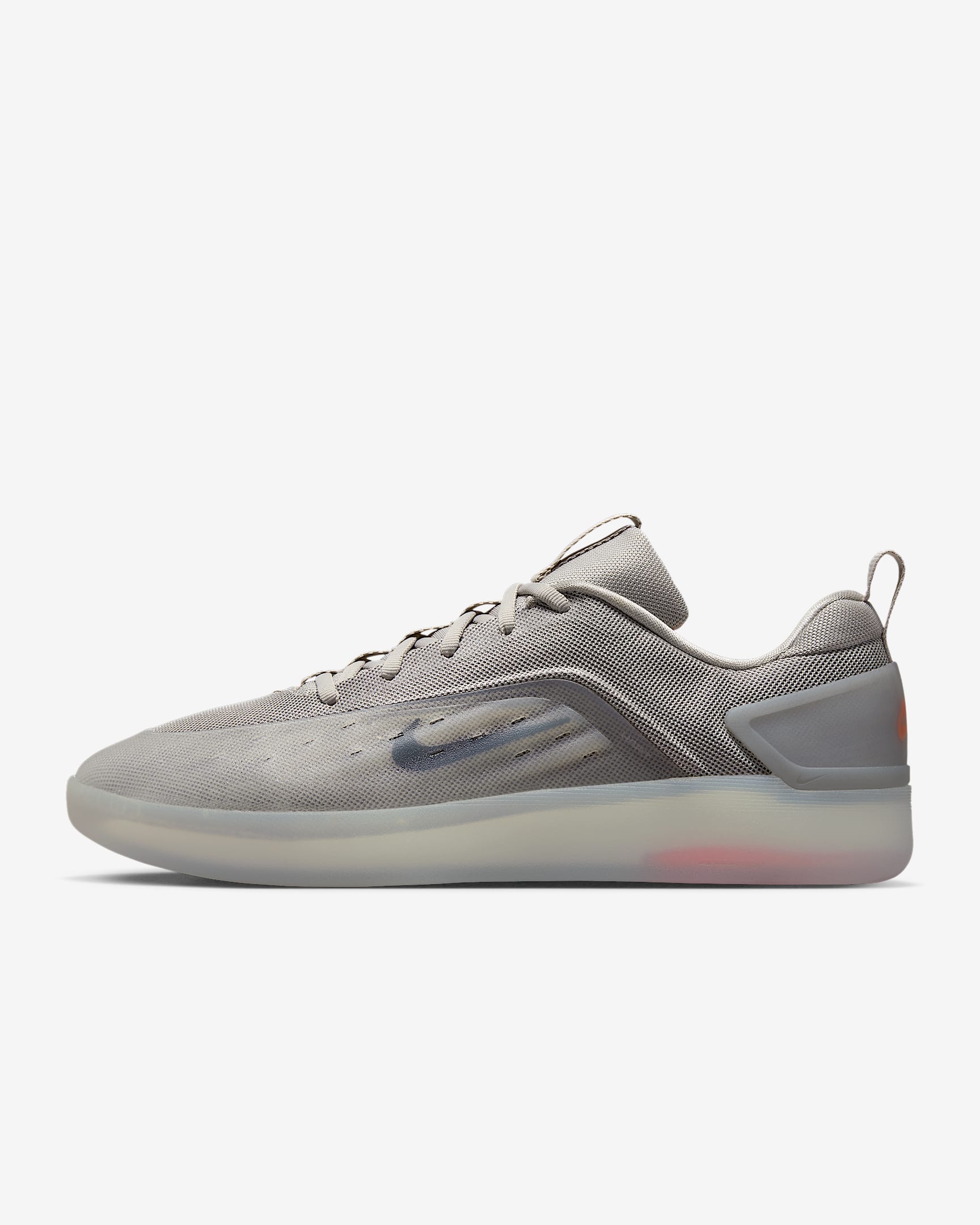 Nike SB Zoom Nyjah 4 Skateboardschuh - College Grey/Light Silver/Bright Crimson/Mink Brown