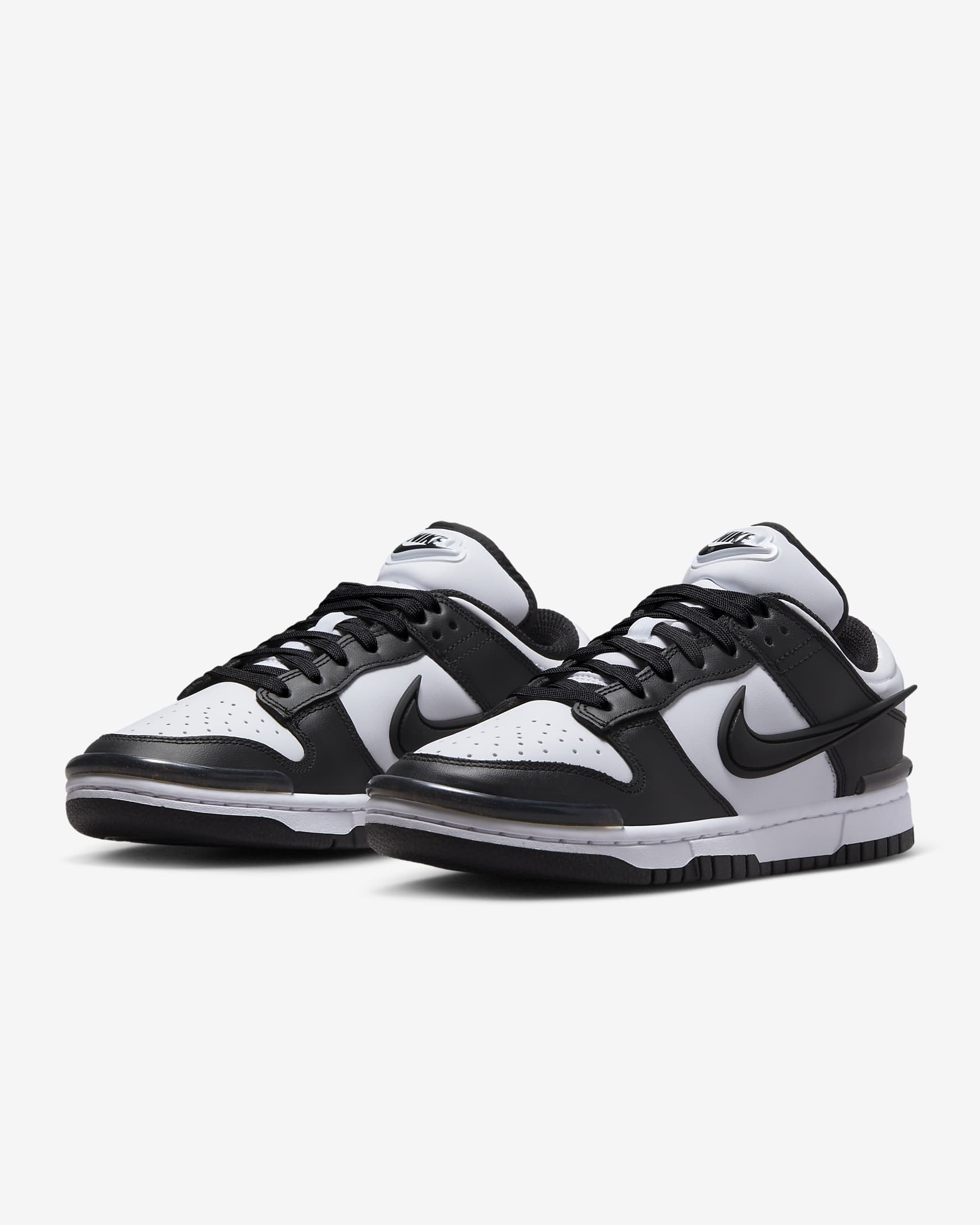 Buty damskie Nike Dunk Low Twist - Czerń/Czerń/Biel