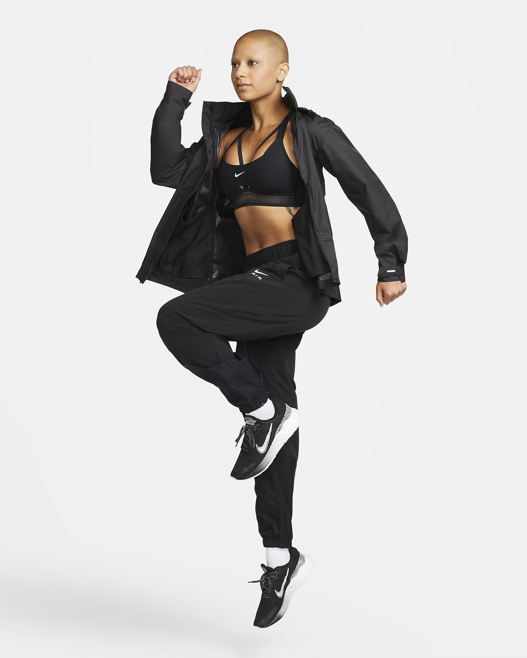 Nike Fast Repel Women's Running Jacket - Black/Black