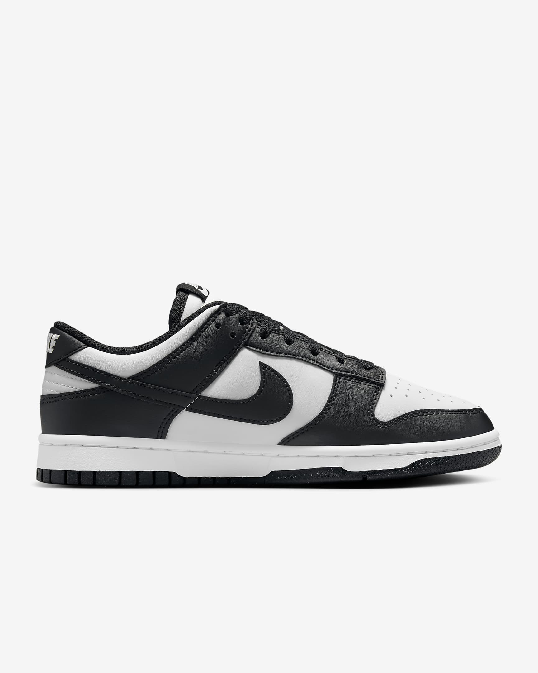 Nike Dunk Low-sko til kvinder - hvid/sort