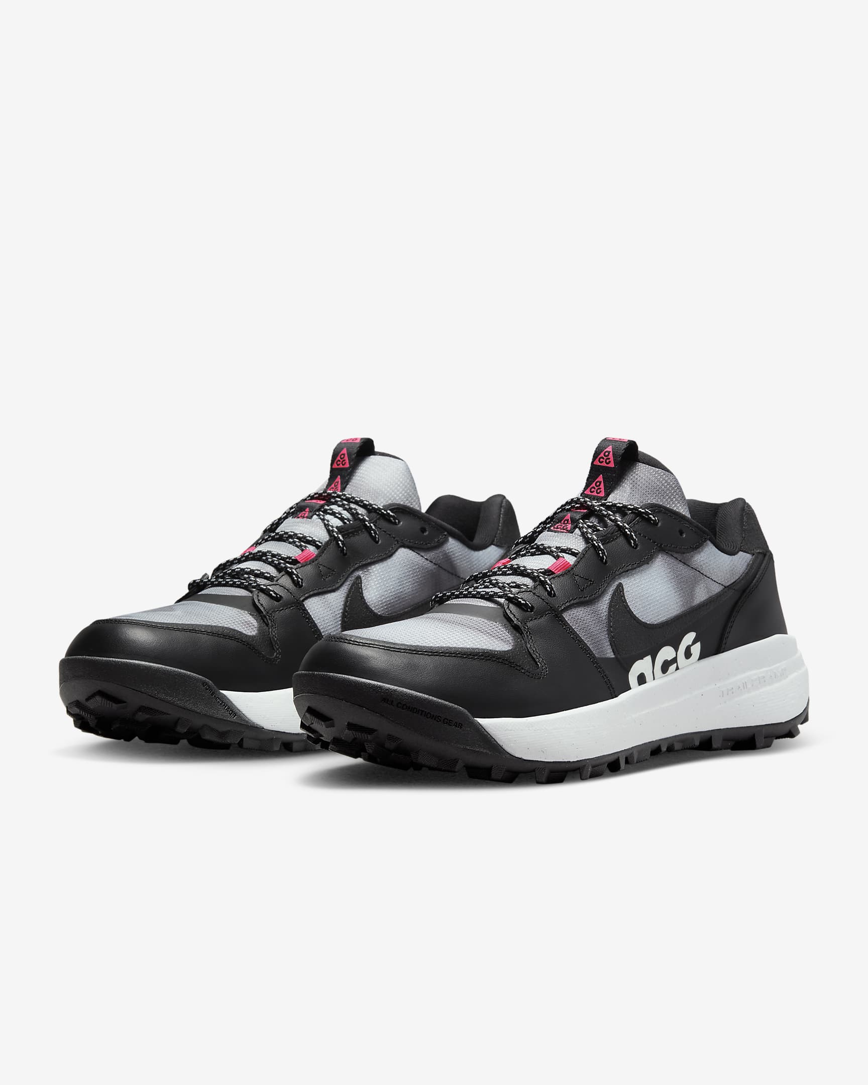 Nike ACG Lowcate SE Men's Shoes - Black/Hyper Pink/Wolf Grey/Black