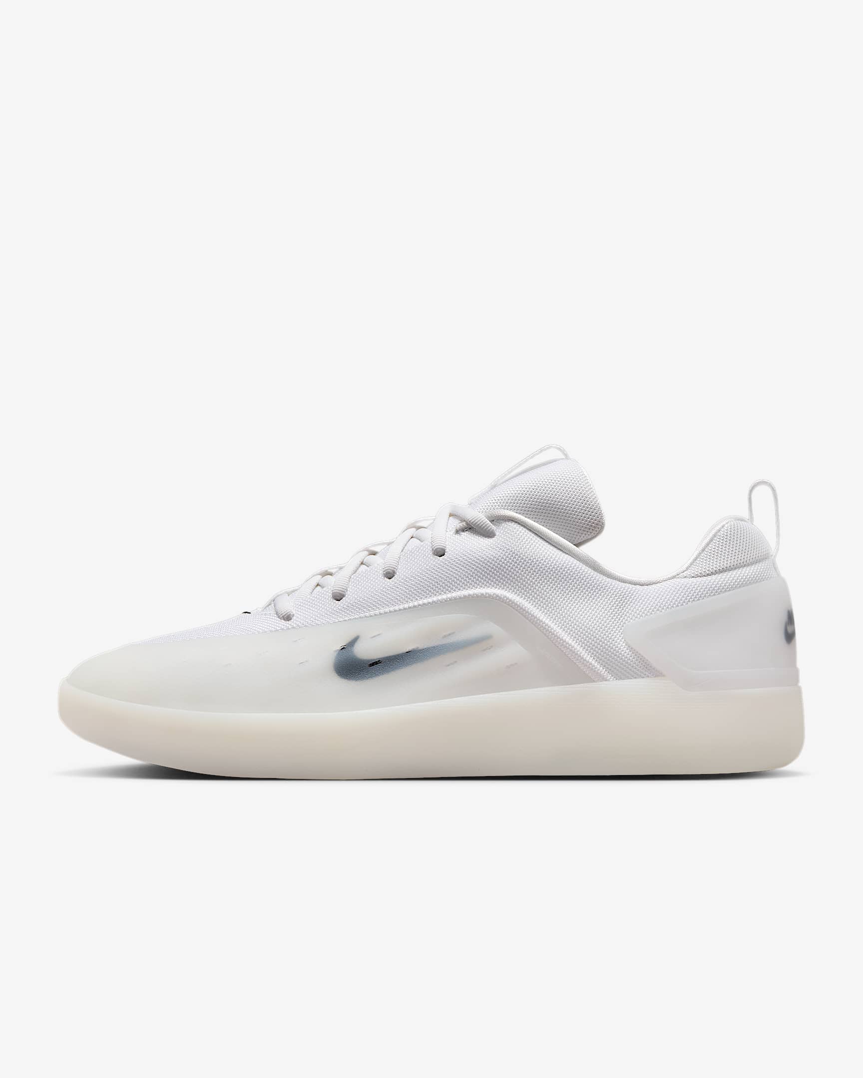 Nike SB Zoom Nyjah 4 Skate Shoes - White/White/Black/Black