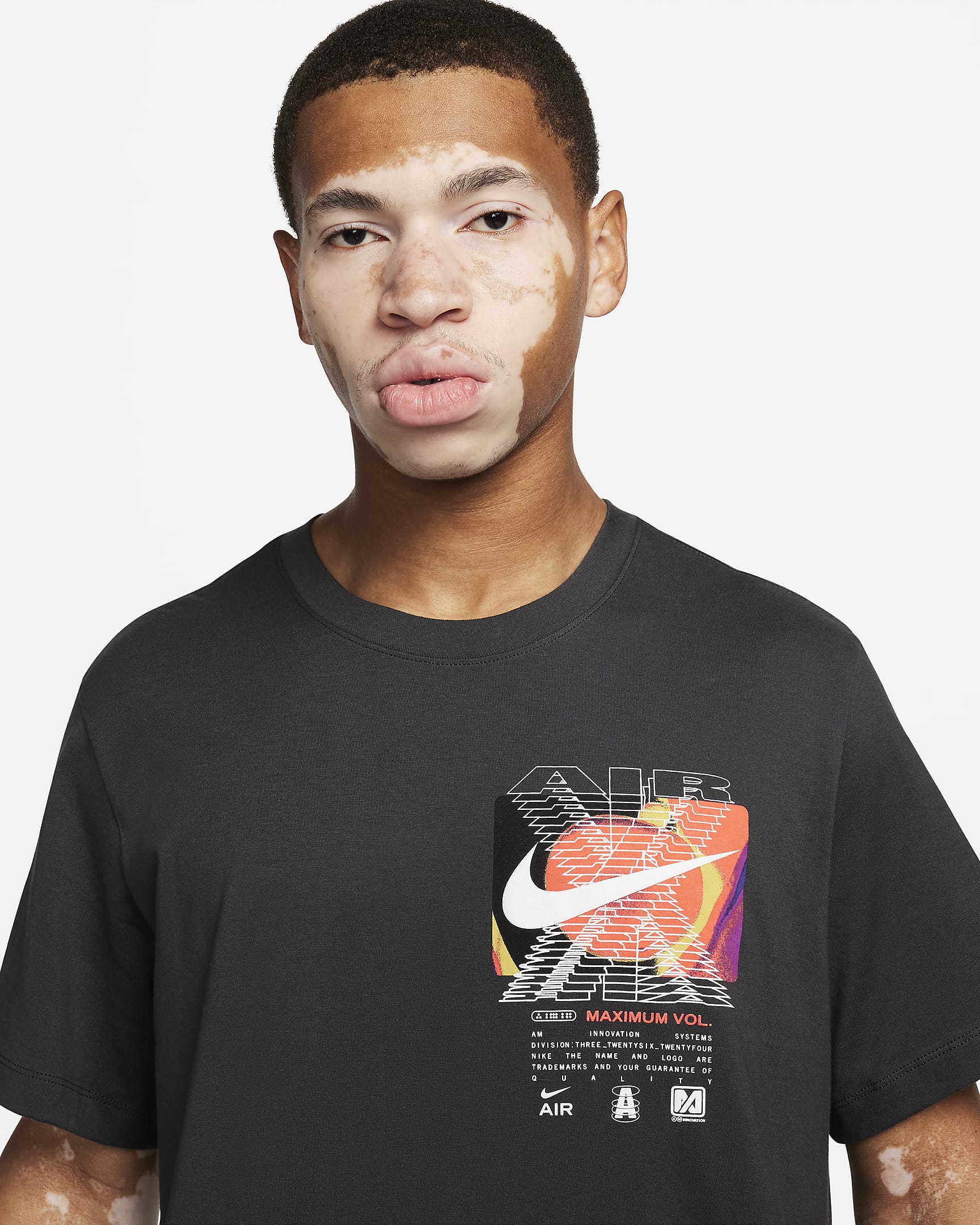 T-shirt con collo a lupetto Nike Sportswear – Uomo - Antracite