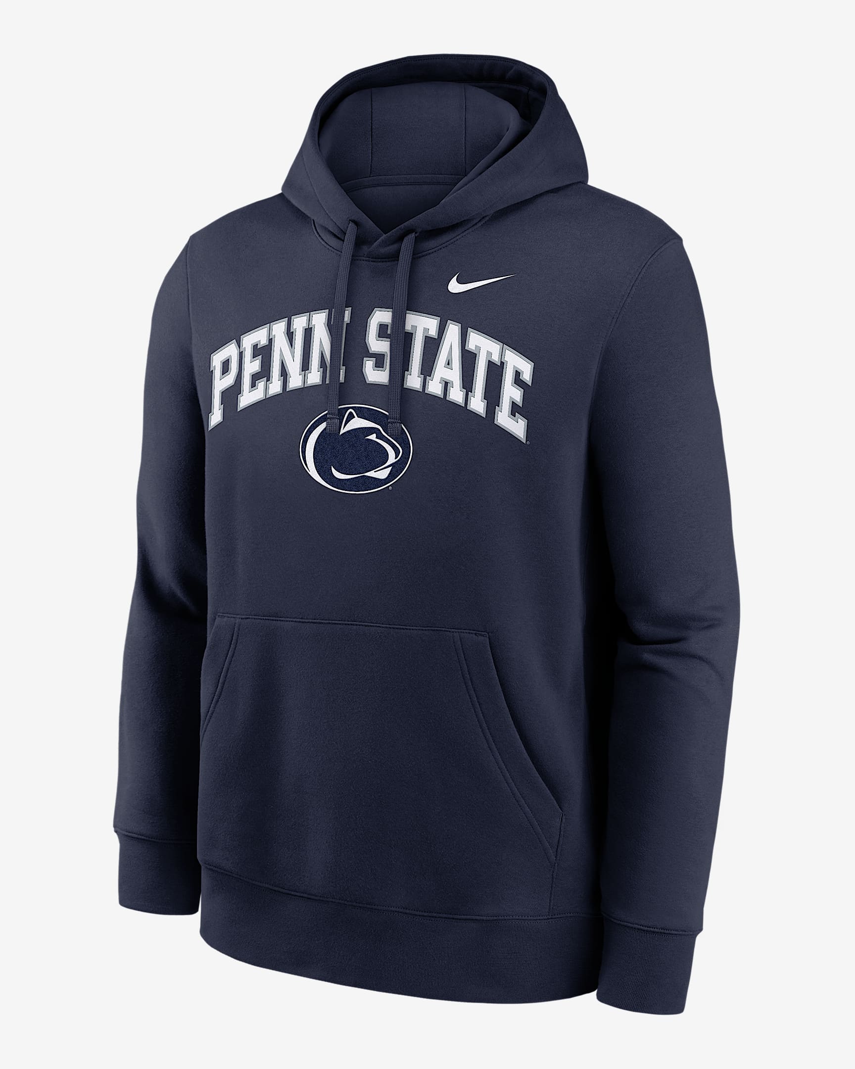 Penn State Arch Men's Nike College Pullover Hoodie - Navy