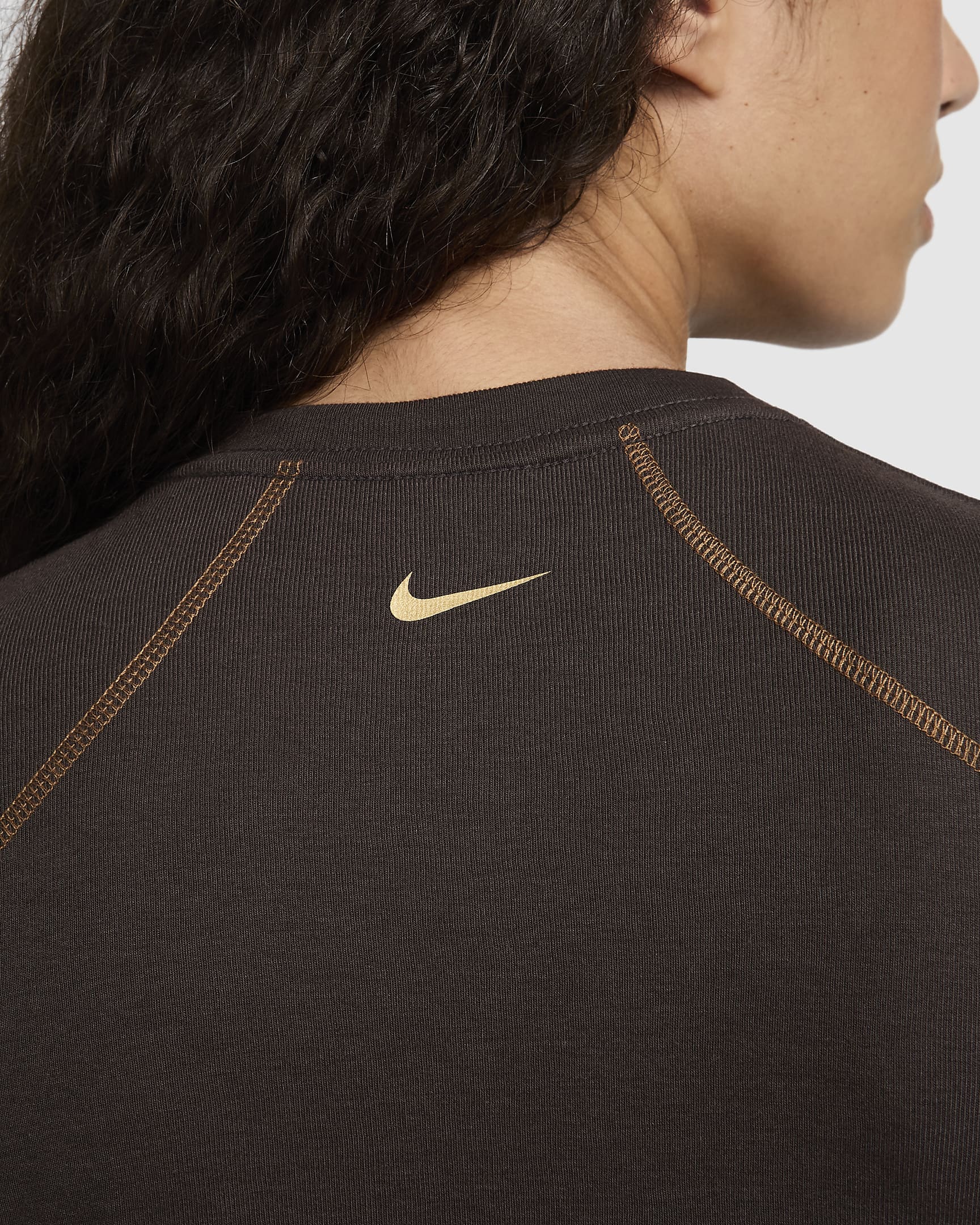 Robe à manches courtes Nike Sportswear pour Femme - Velvet Brown