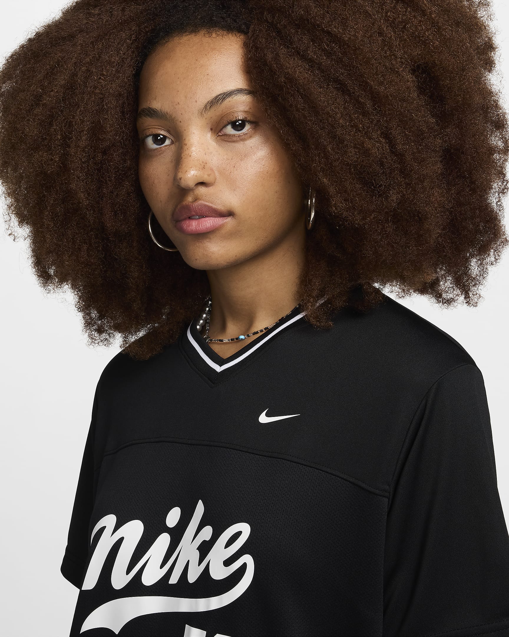 Nike Sportswear American-footballjersey voor dames - Zwart/Zwart