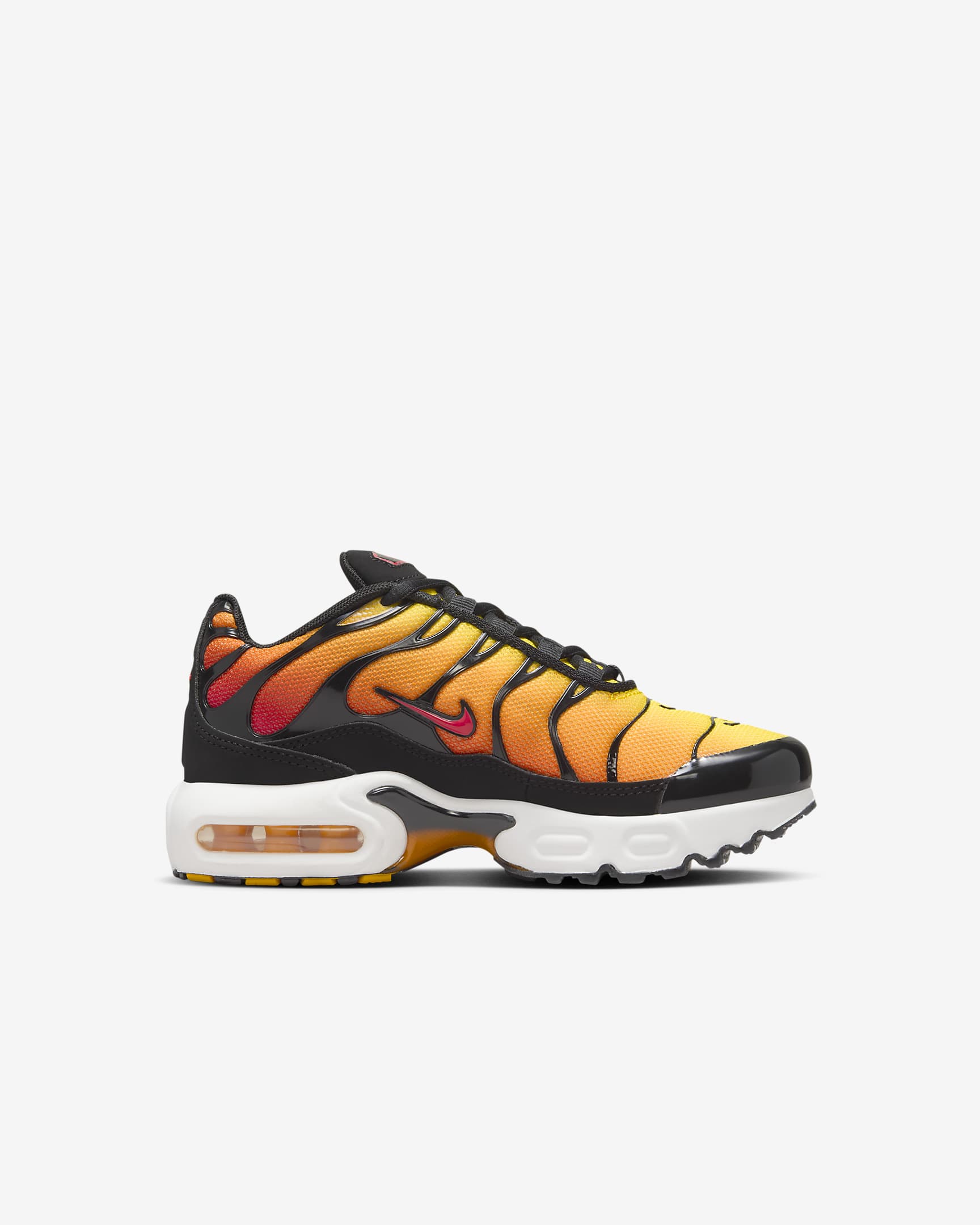 Nike Air Max Plus Little Kids' Shoes - Black/Bright Ceramic/Resin/Pimento