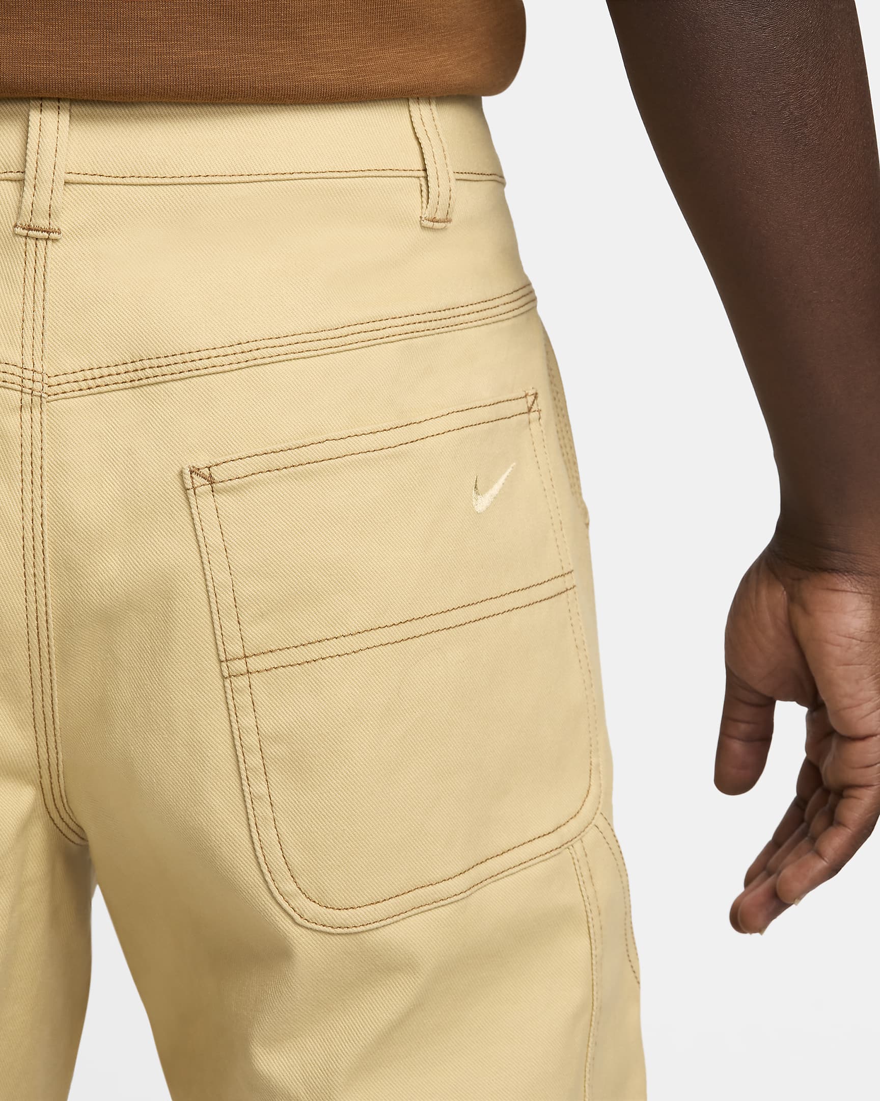 Nike Life Men's Carpenter Trousers - Sesame/Sesame