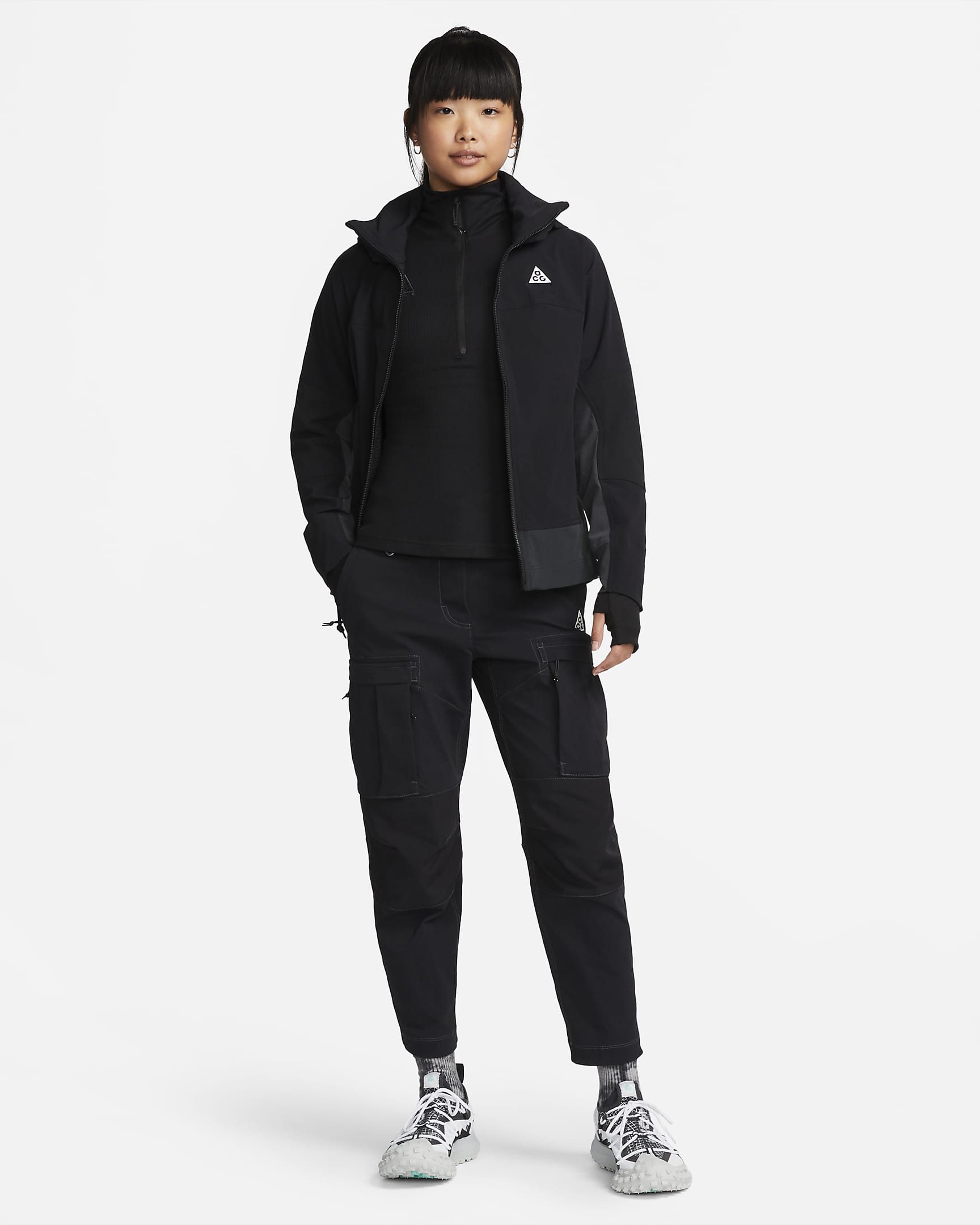 Nike ACG 'Sun Farer' Women's Jacket - Black/Off-Noir/Dark Smoke Grey/Summit White