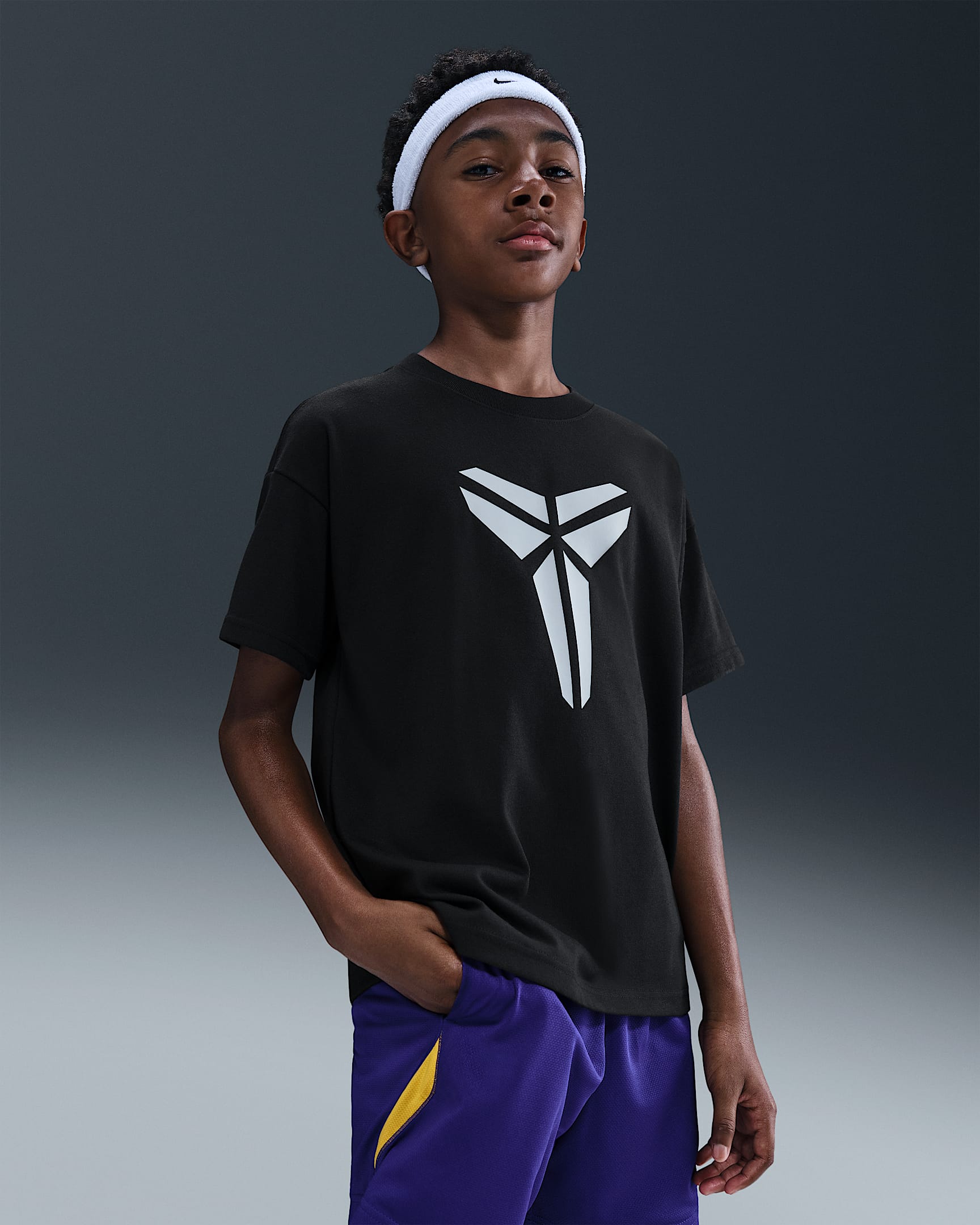 Kobe Big Kids' Dri-FIT Max90 T-Shirt - Black