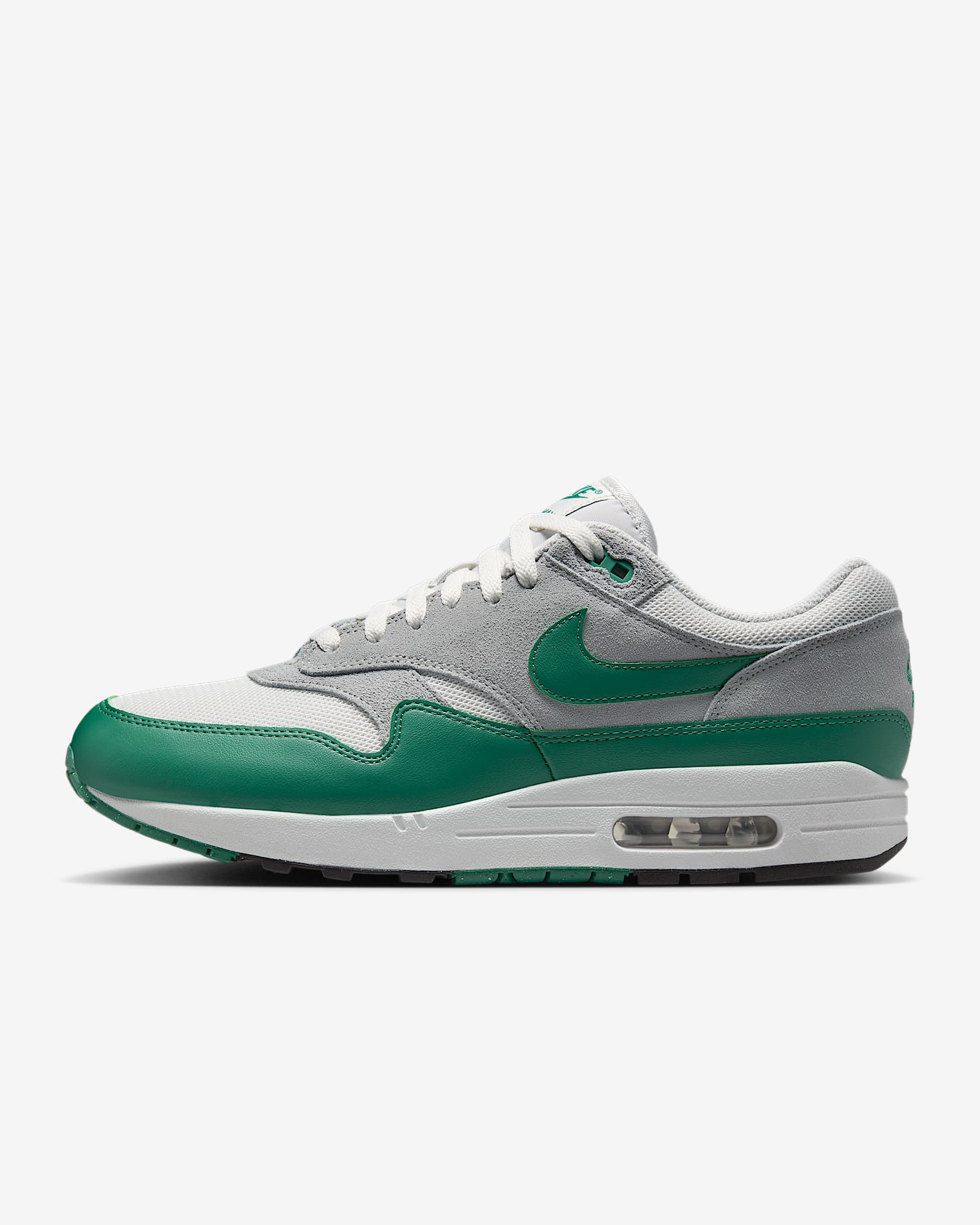Scarpa Nike Air Max 1 Essential – Uomo - Platinum Tint/Light Smoke Grey/Evergreen Aura