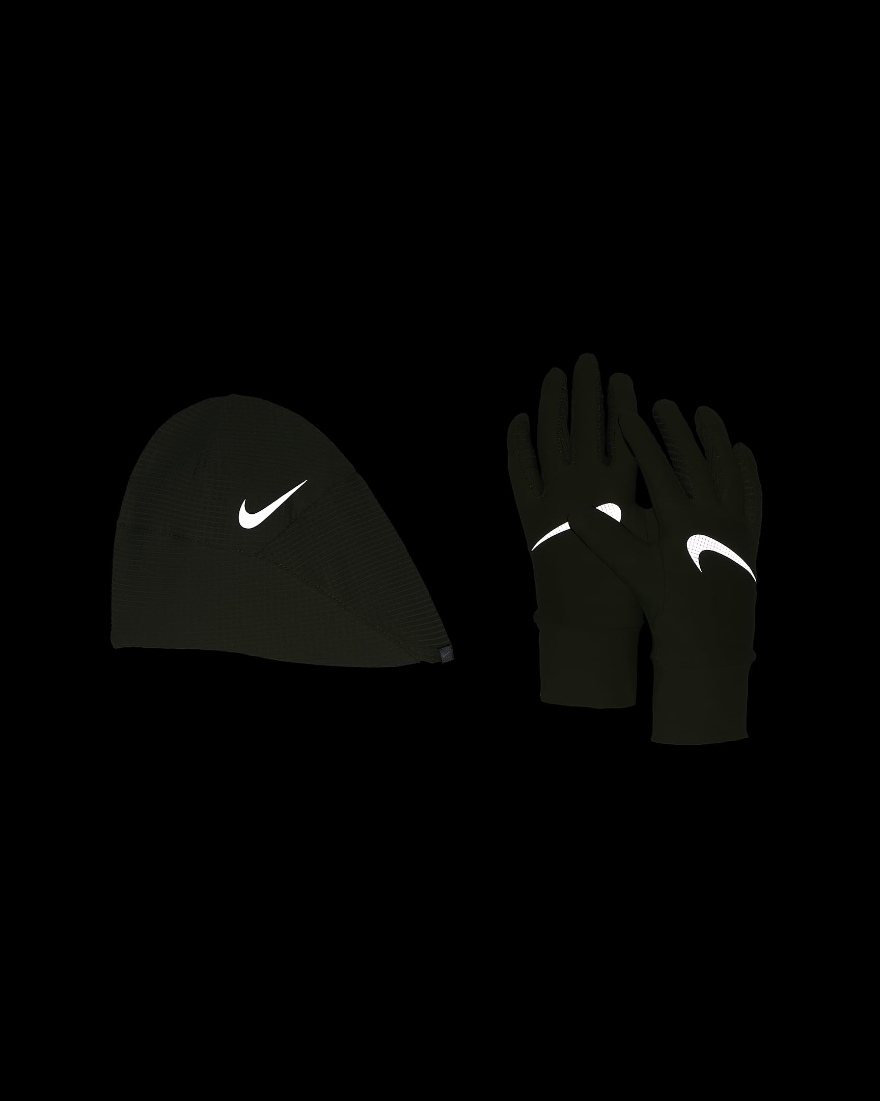 Nike Essential Women's Running Hat and Glove Set.