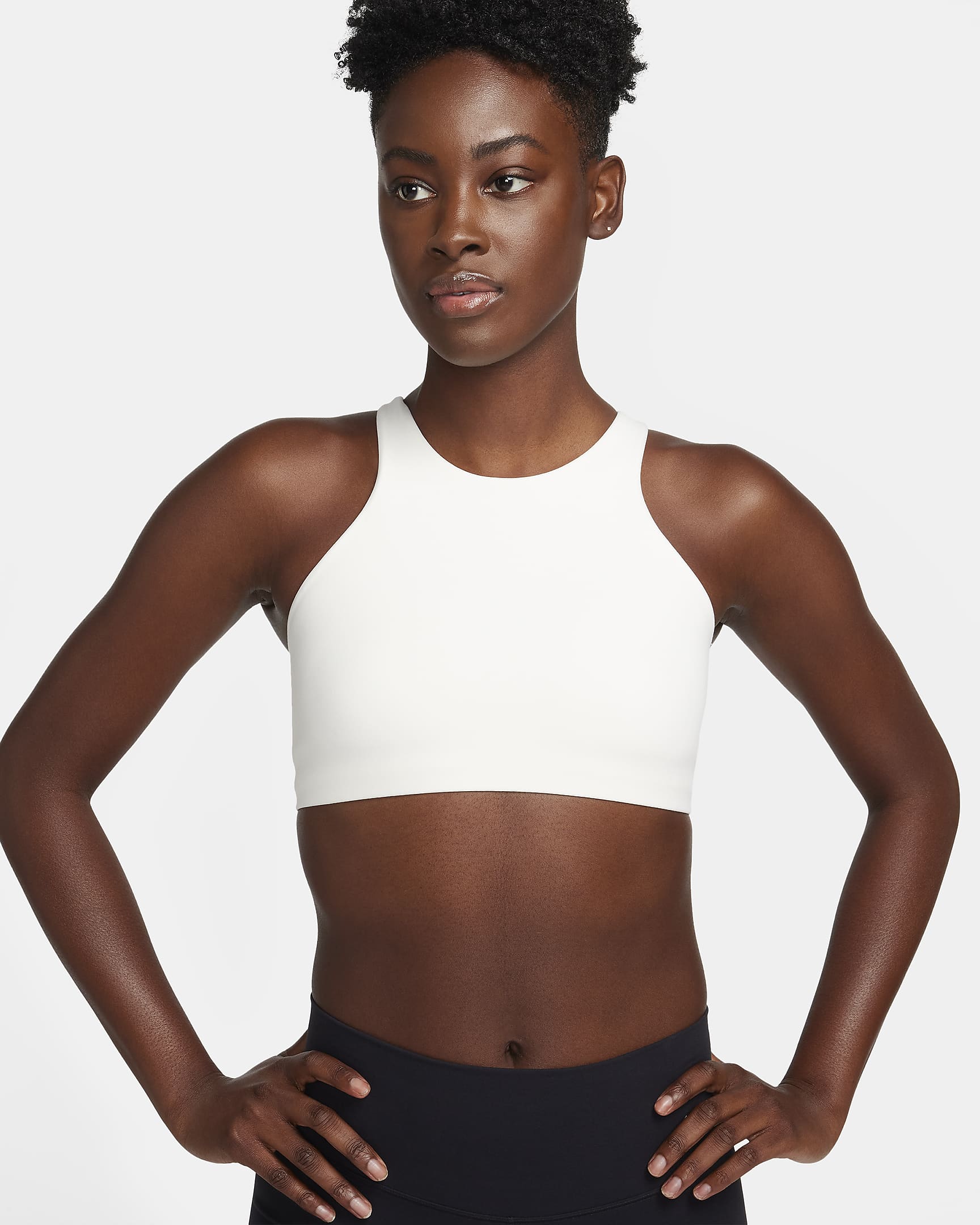 Nike One Women's Medium-Support Lightly Lined Sports Bra - Sail