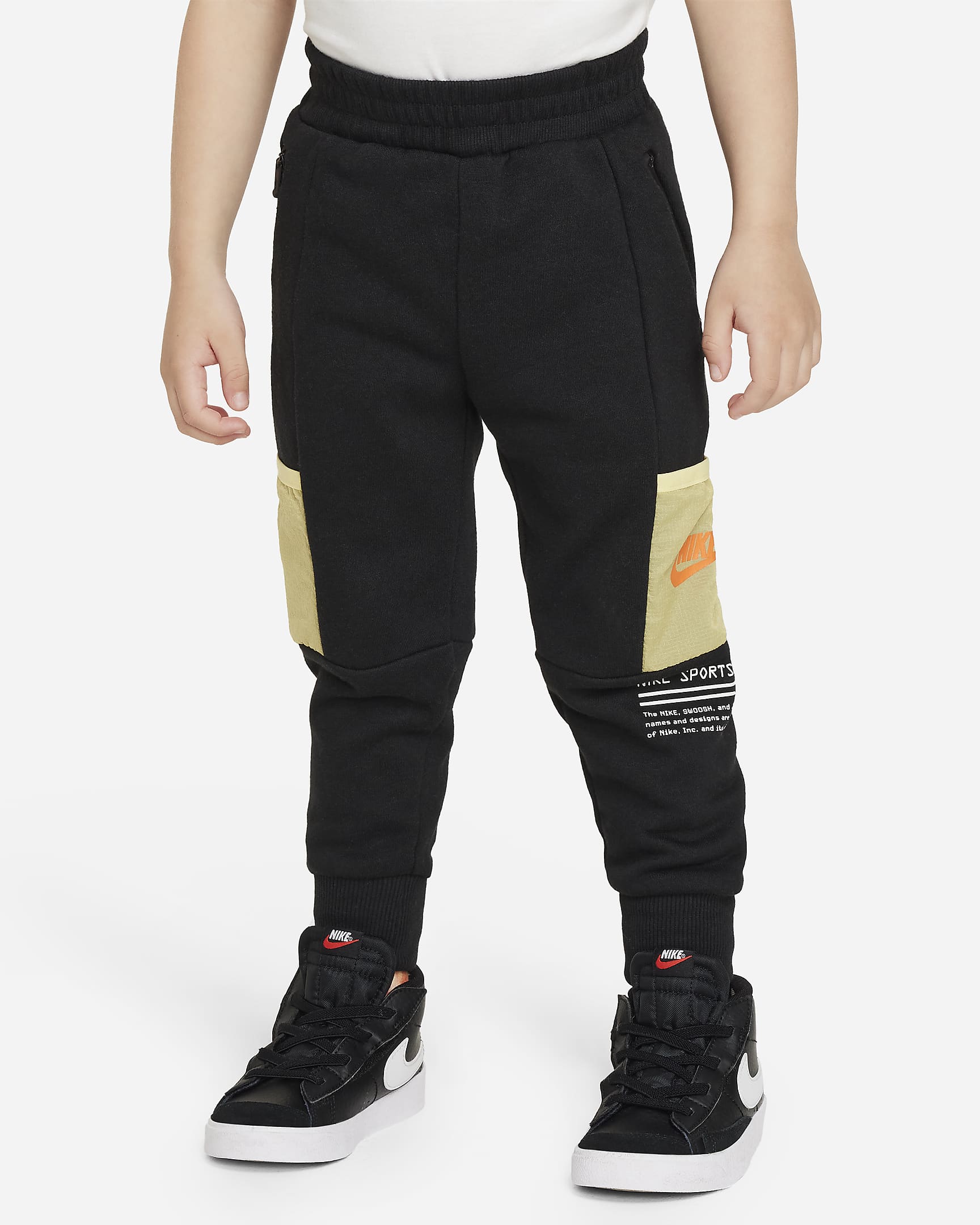 Nike Sportswear Paint Your Future Toddler French Terry Pants - Black