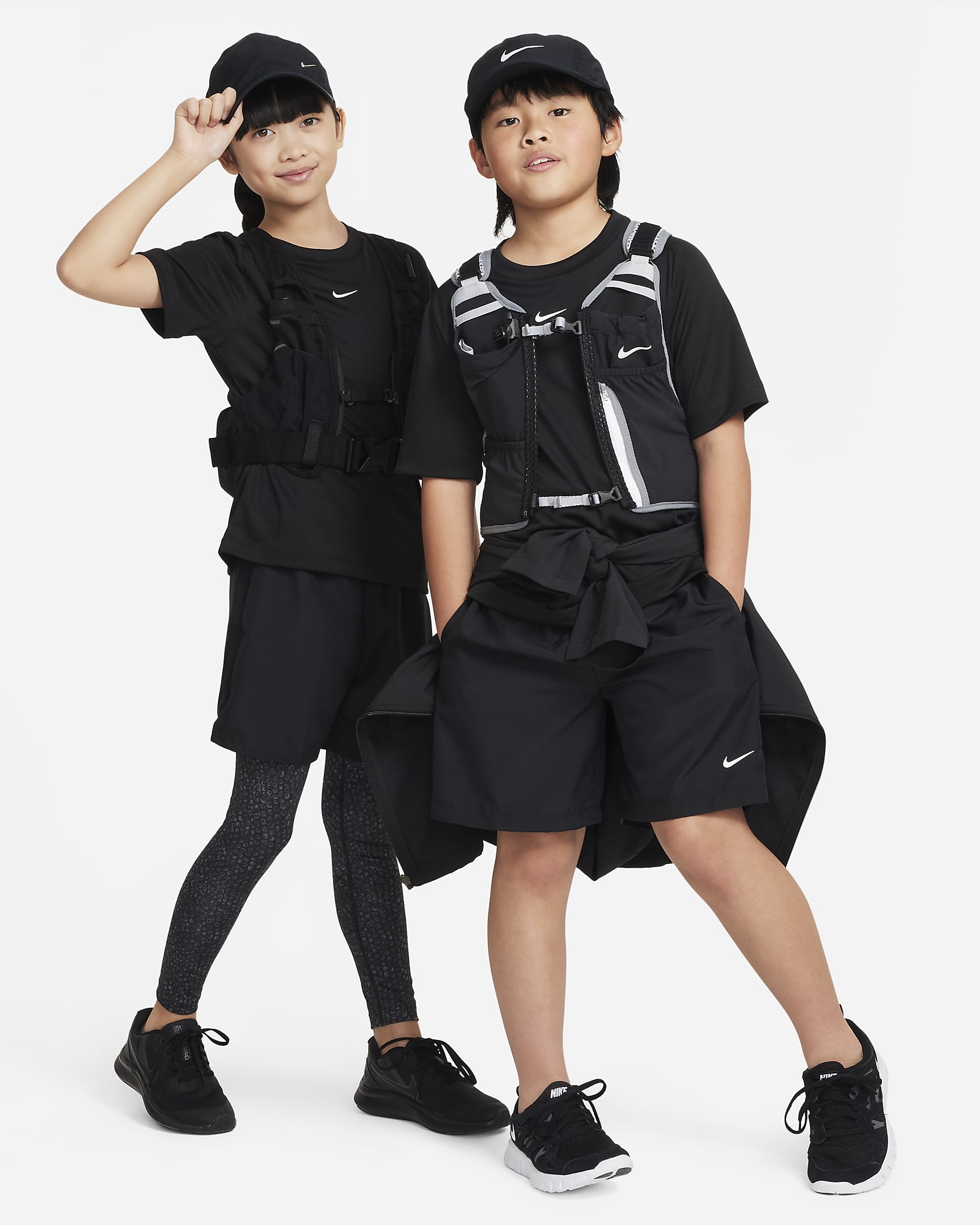 Nike Multi Older Kids' (Boys') Dri-FIT Training Top - Black/White