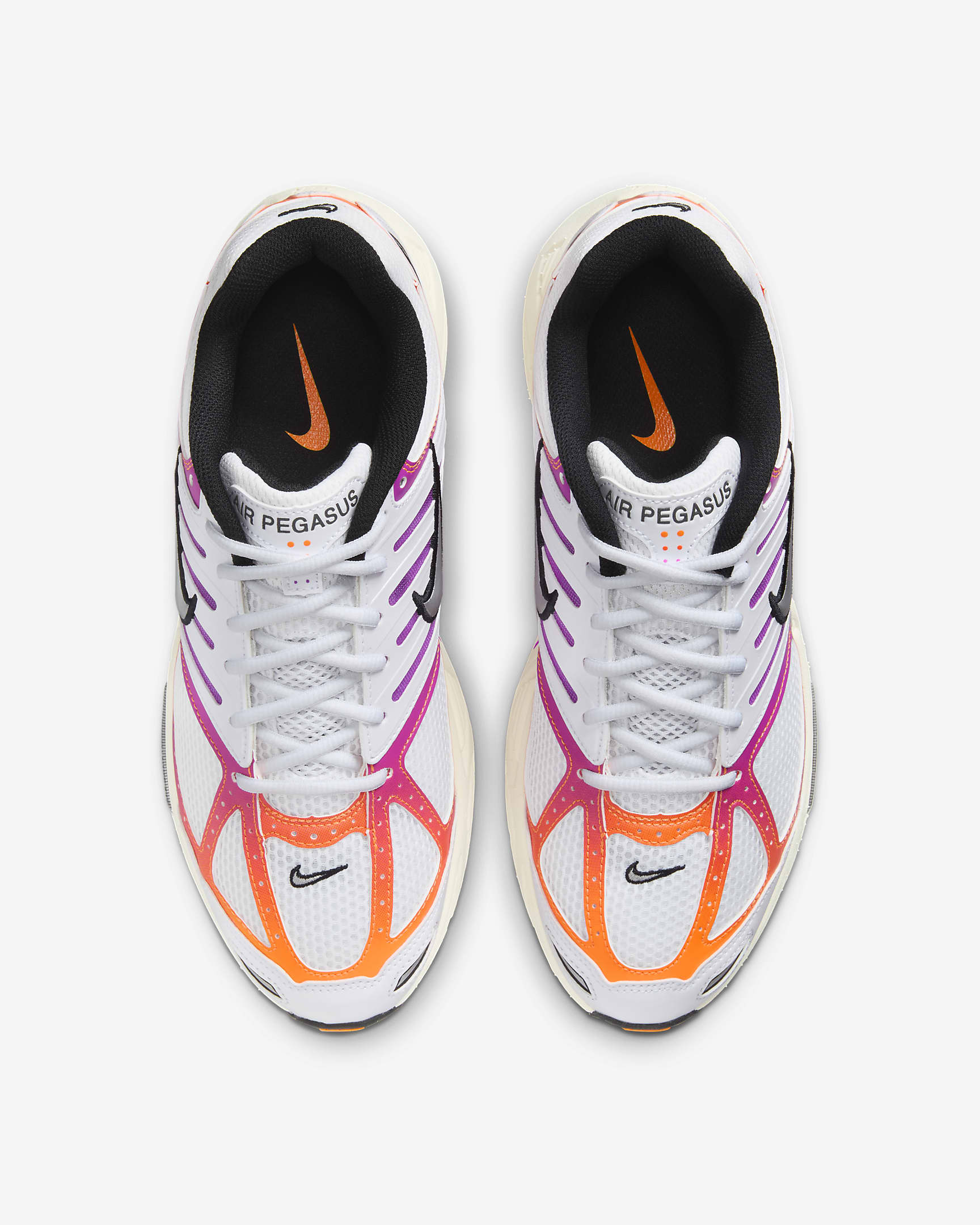 Nike Air Pegasus 2005 Zapatillas - Hombre - Blanco/Total Orange/Hyper Violet/Chrome