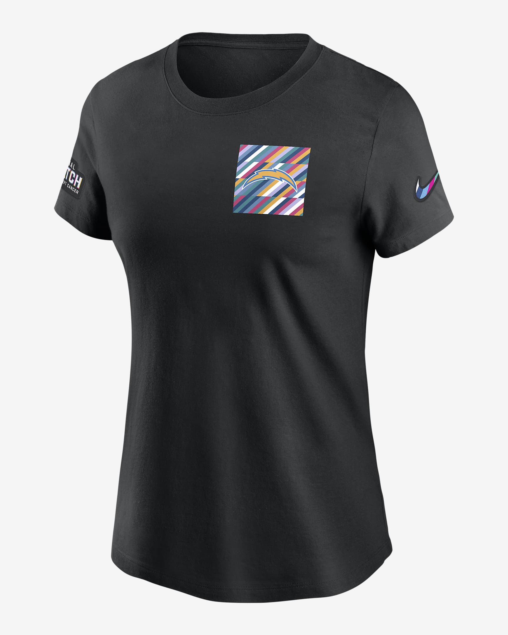 Los Angeles Chargers Crucial Catch Sideline Women's Nike NFL T-Shirt ...