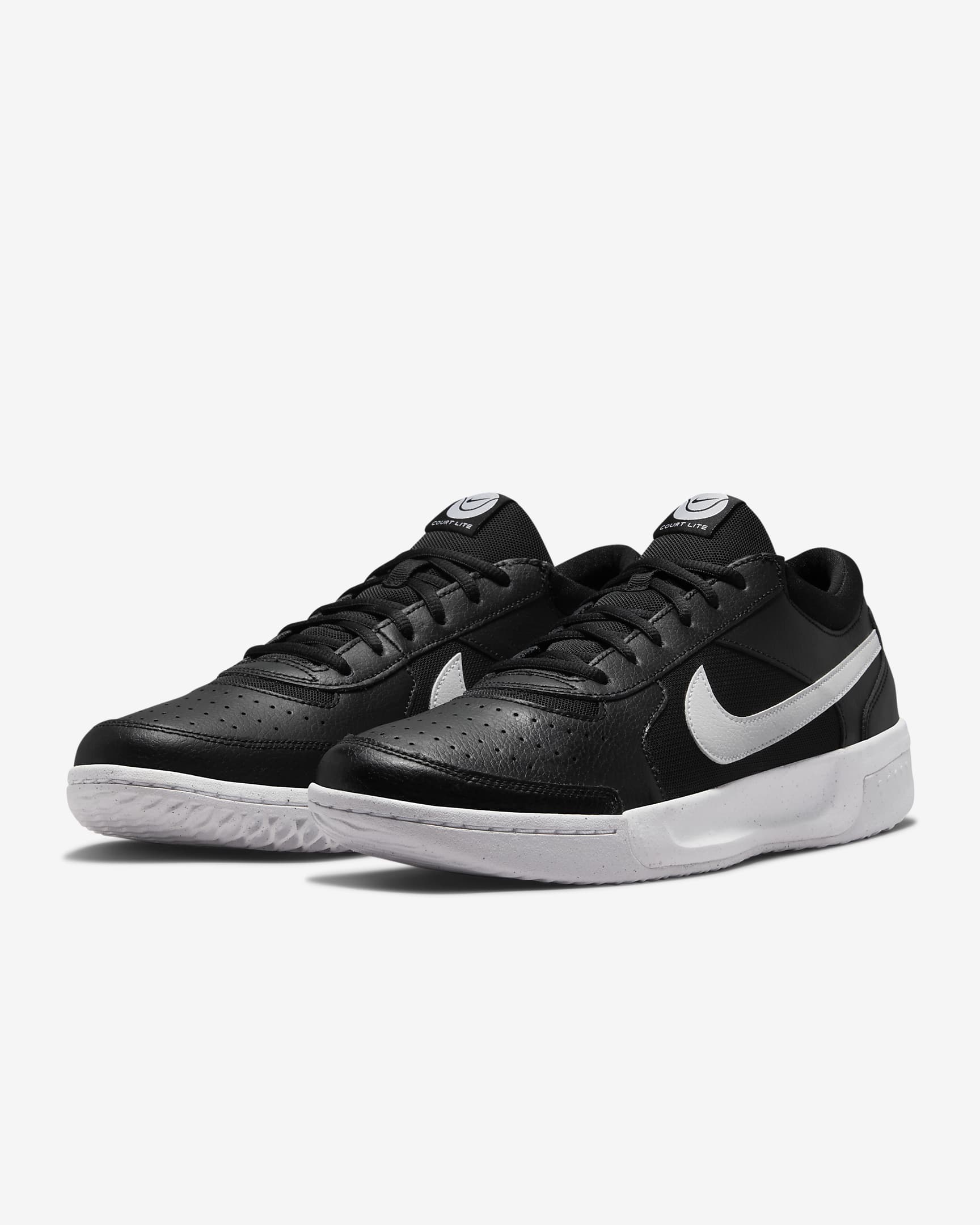 NikeCourt Zoom Lite 3 Men's Hard Court Tennis Shoes - Black/White