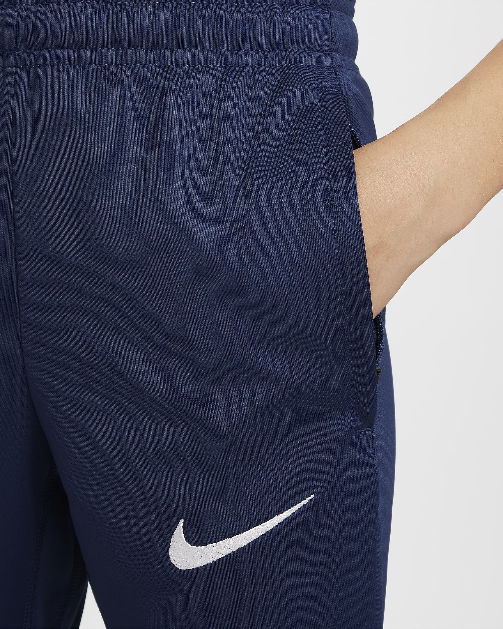 Survêtement de foot en maille Nike Dri-FIT Paris Saint-Germain Academy Pro pour ado - Midnight Navy/Blanc